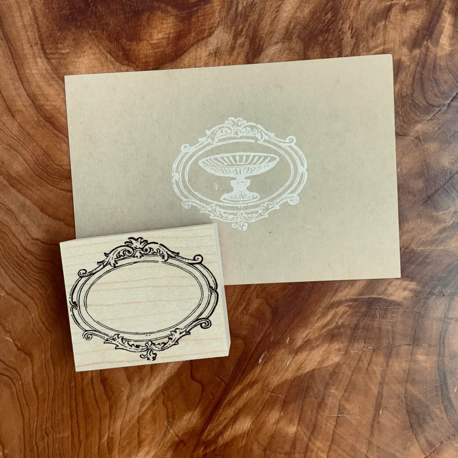 Keiko Endo Rubber Stamp - Vintage Frame