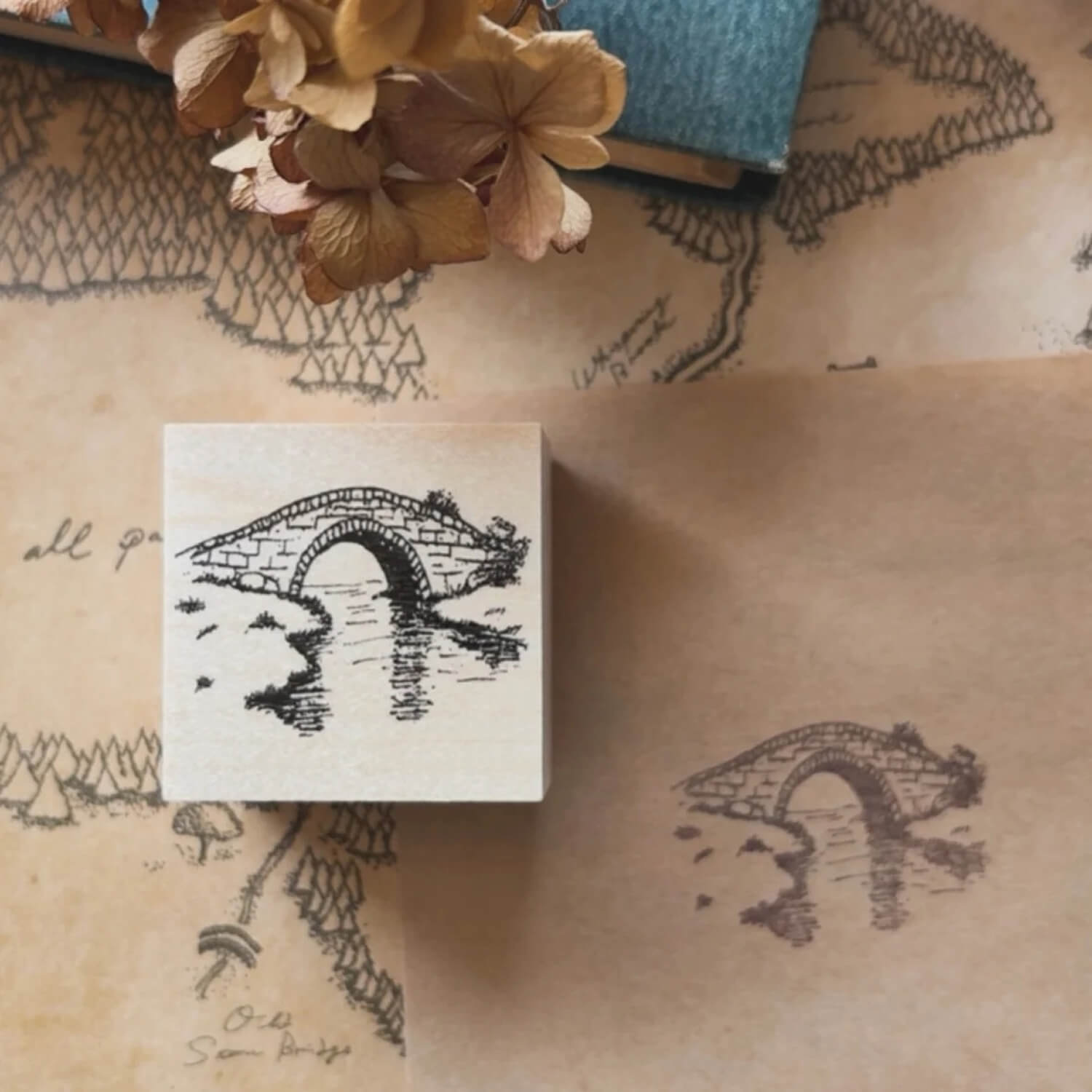 Keiko Endo Wood Mount Stamp Set – Canelé Forest Village