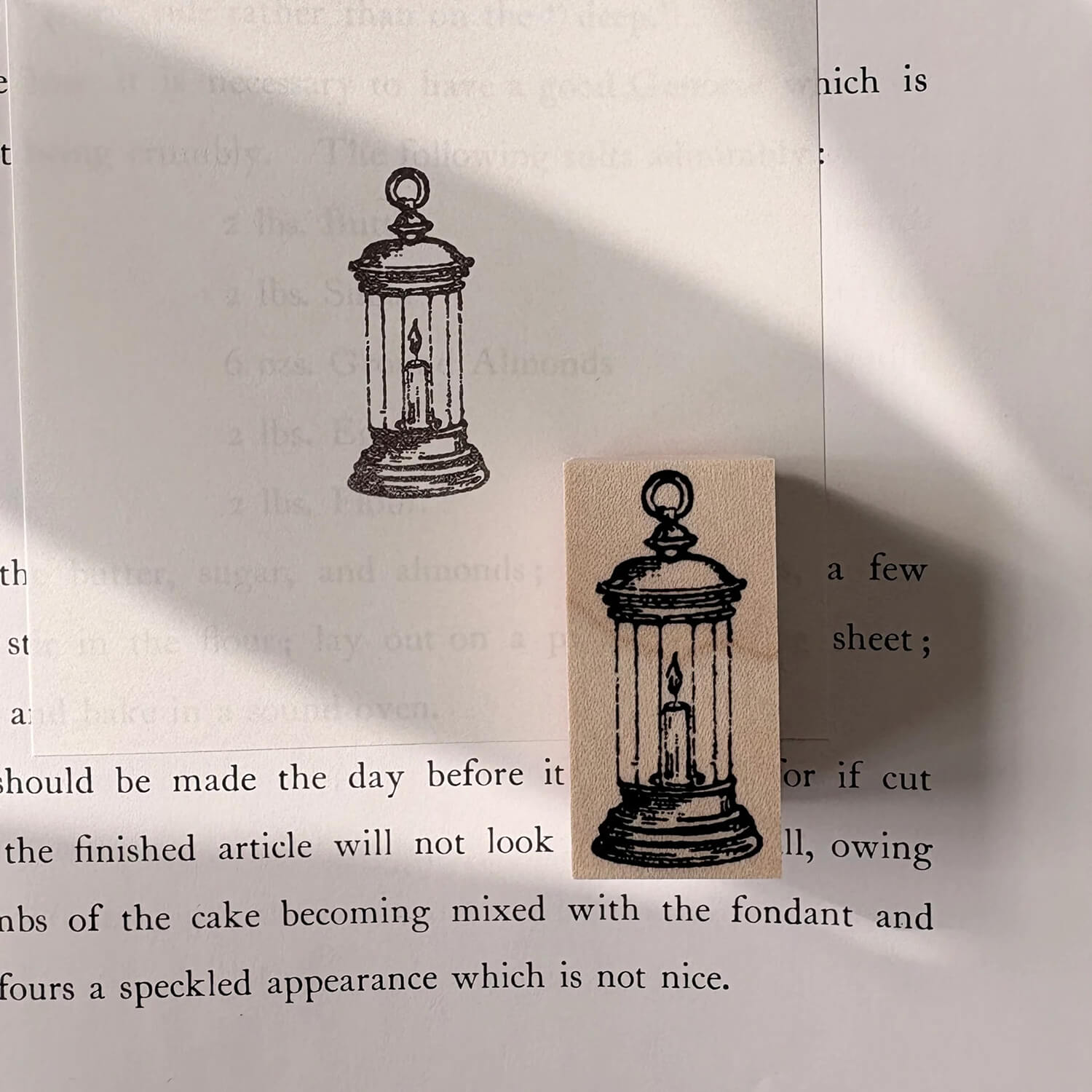 Keiko Endo Wood Mount Stamp – Traveler’s Lantern
