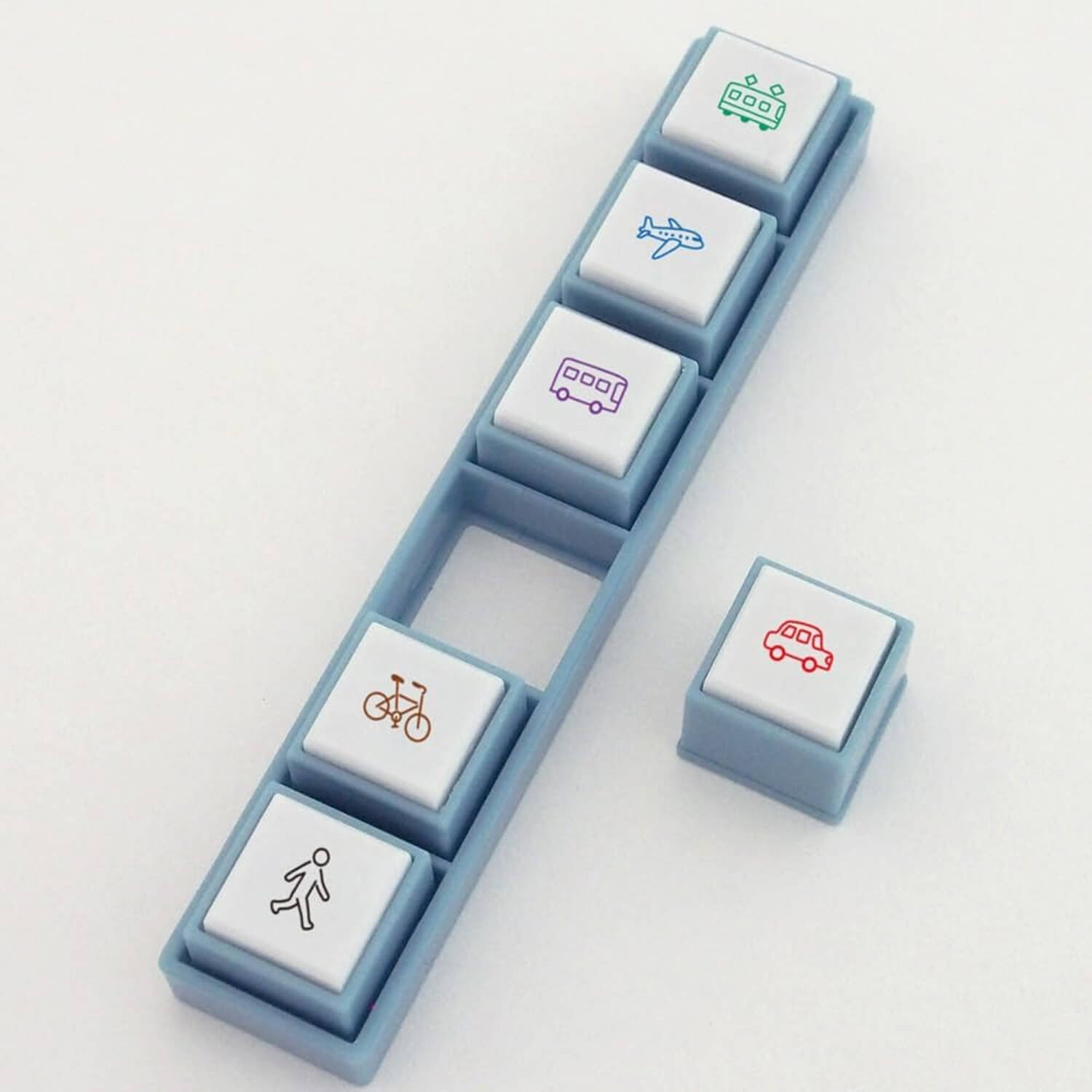 Kodomo No Kao Pochitto Pick 6 Push Button Stamp