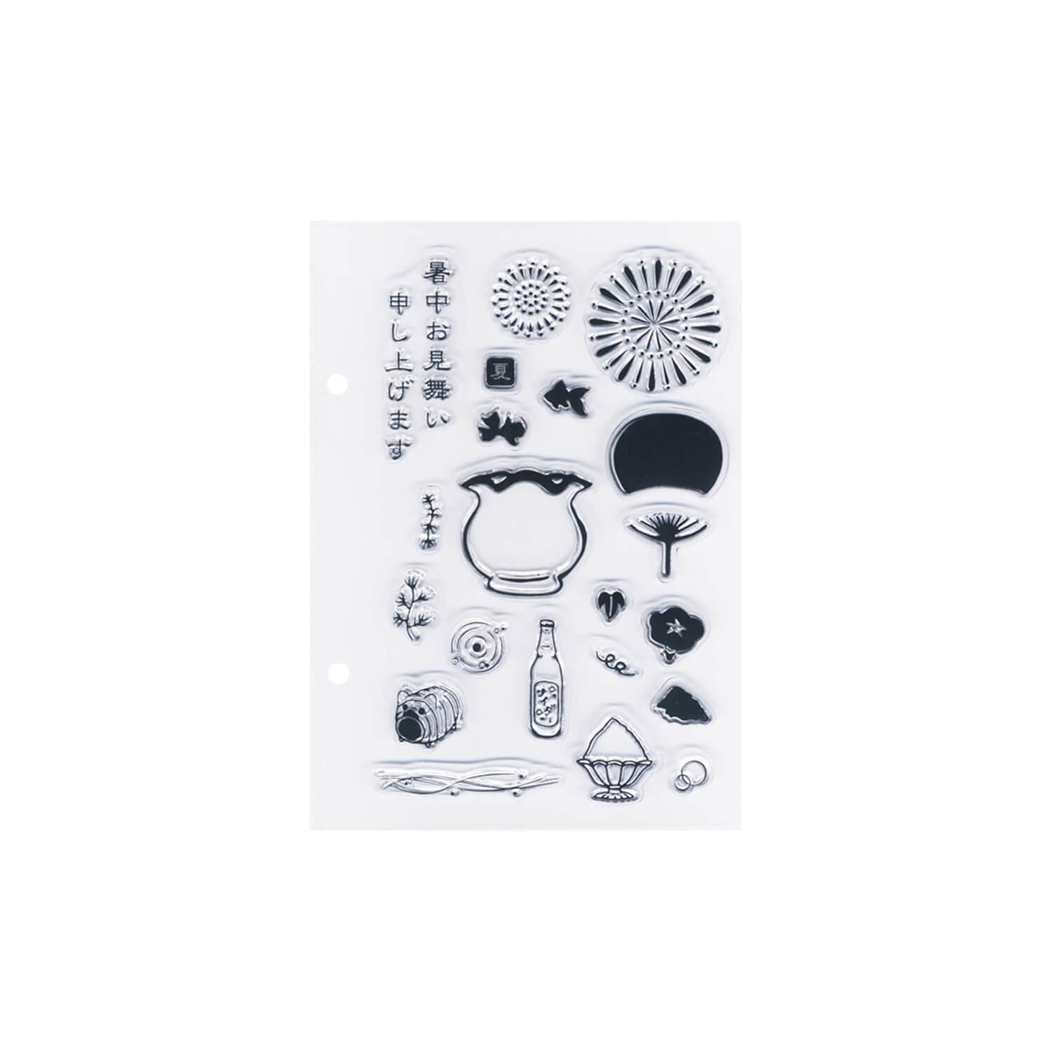Kodomo no Kao Clear Stamp Sheet – Summer