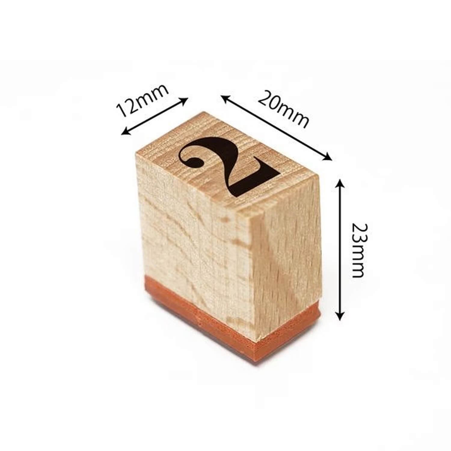 Kodomo no Kao Number Stamp Set – Mincho Font