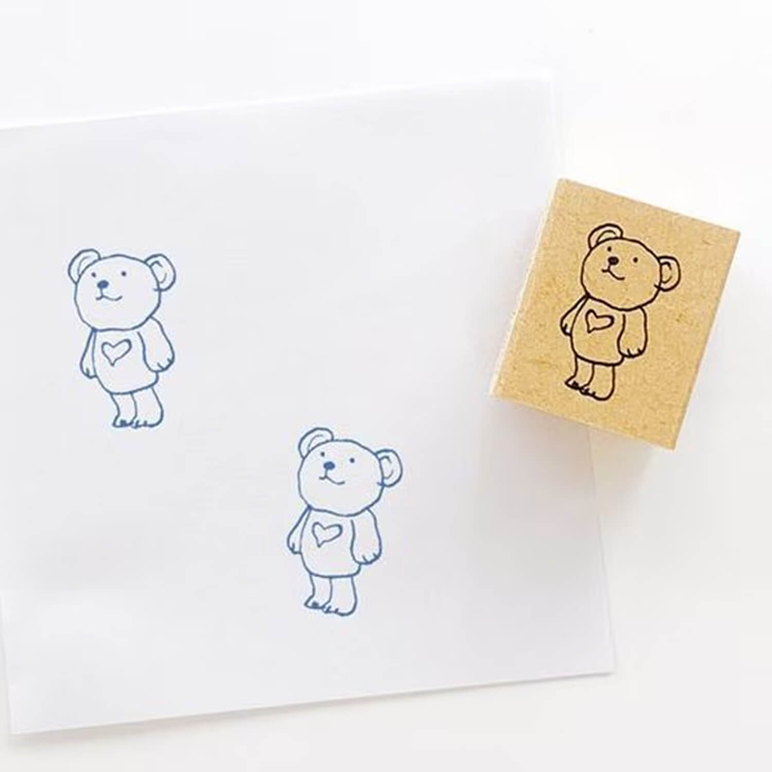 Kodomo no Kao Piccolo Stamp – Bear Standing