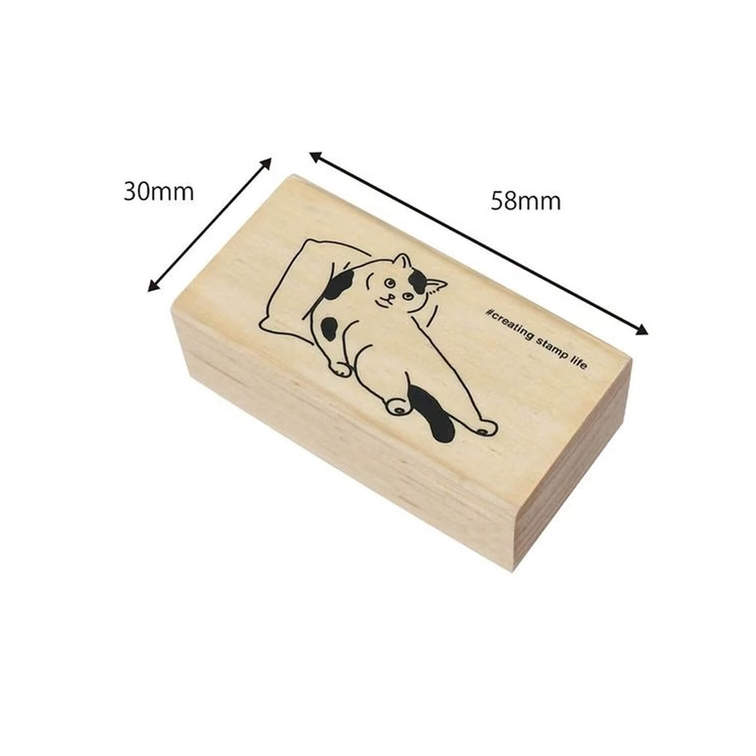 Kodomoo Kao I Love Stamp – Cat in a Cushion