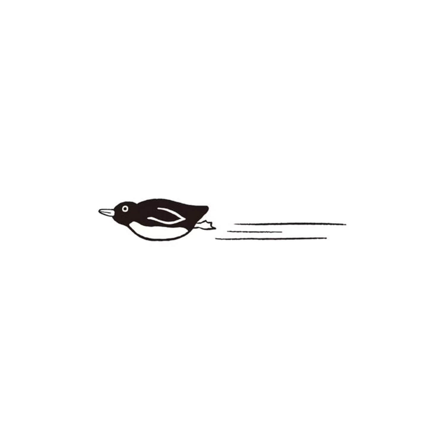 Kodomoo Kao I Love Stamp – Sliding Penguin