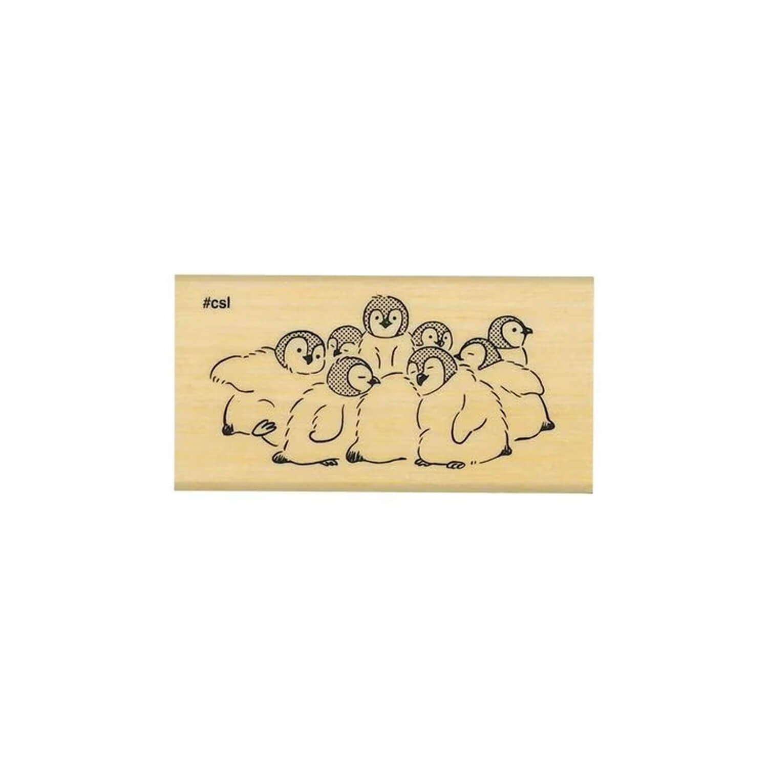 Kodomoo Kao I Love Stamp – Snuggled Penguins