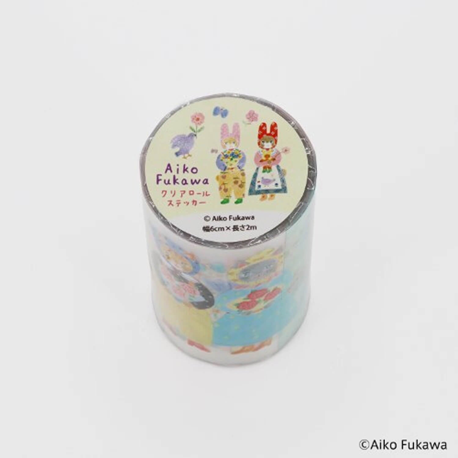Komamono Lab x Aiko Fukawa Clear Roll Sticker