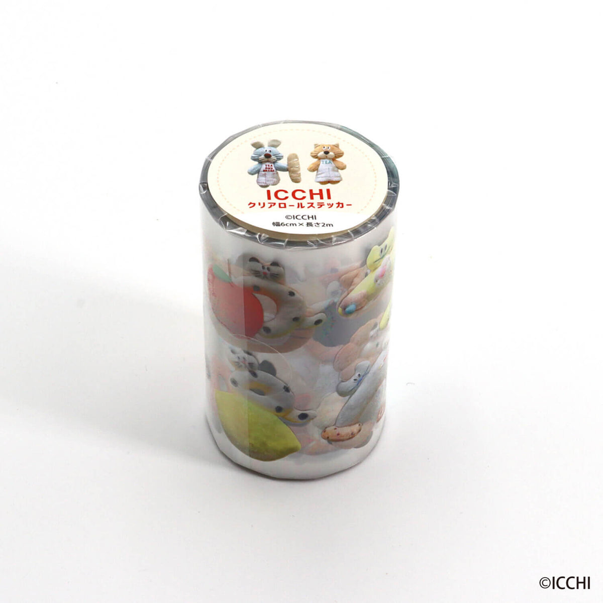 Komamono Lab x ICCHI Clear Roll Stickers