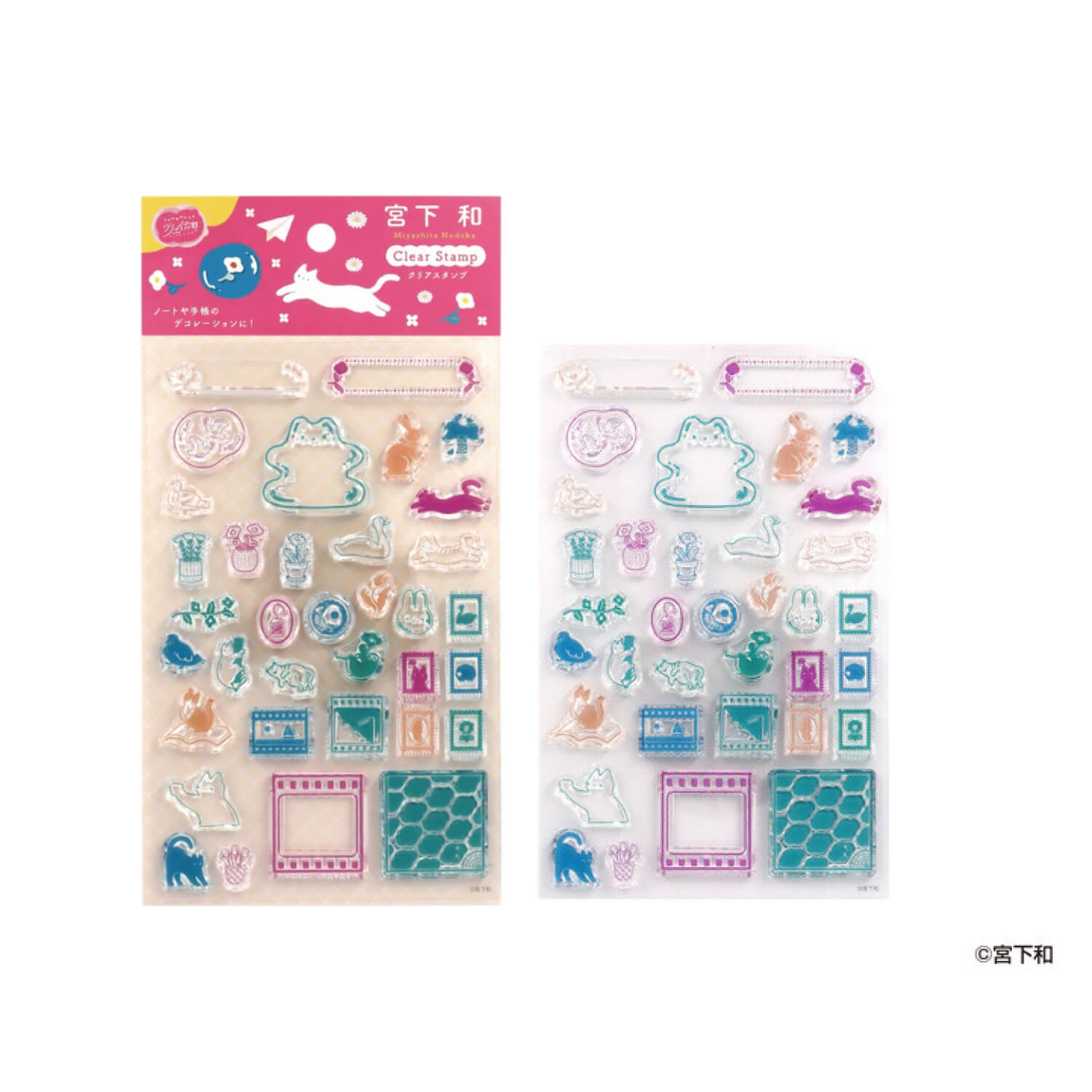 Komamono Lab x Miyashita Nodoka Clear Stamp