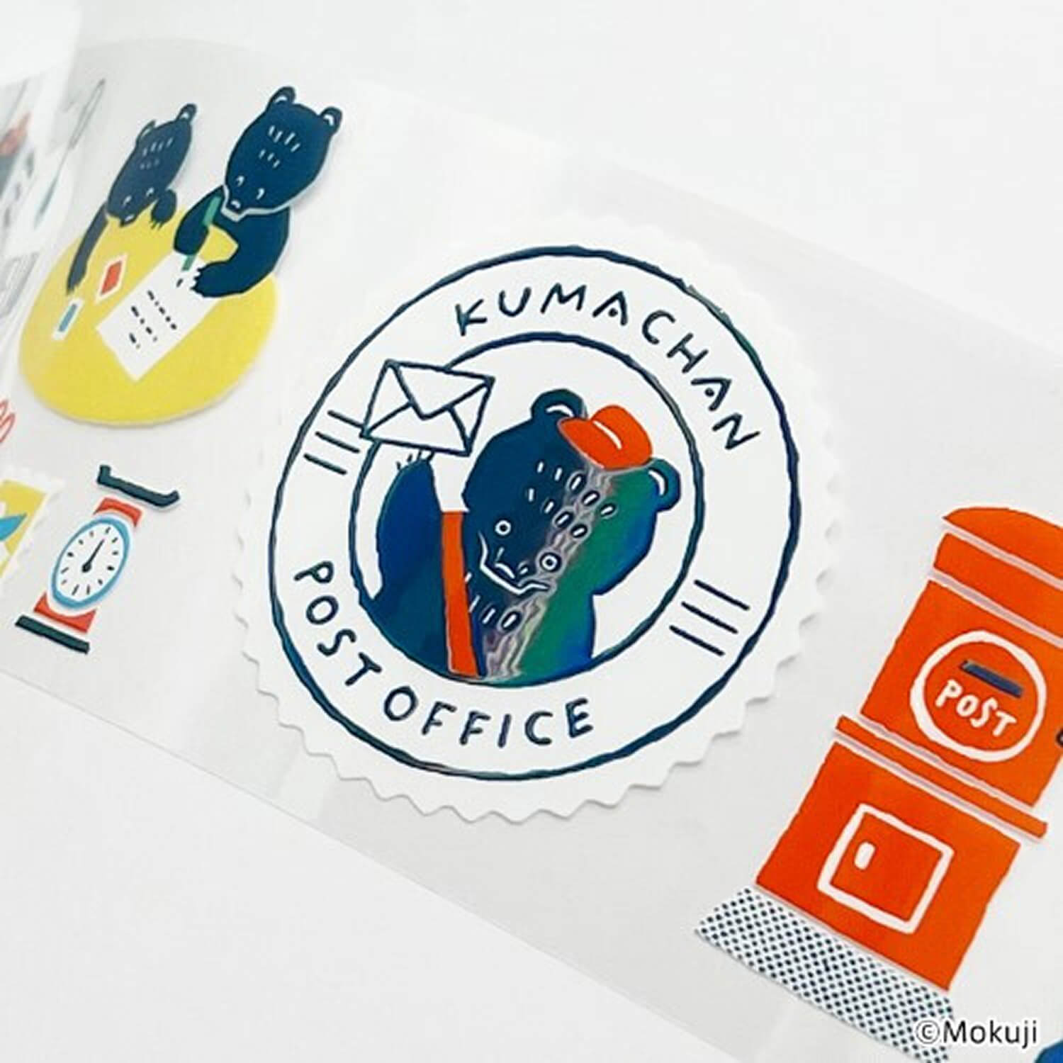 Komamono Lab x Mokuji Clear Roll Sticker