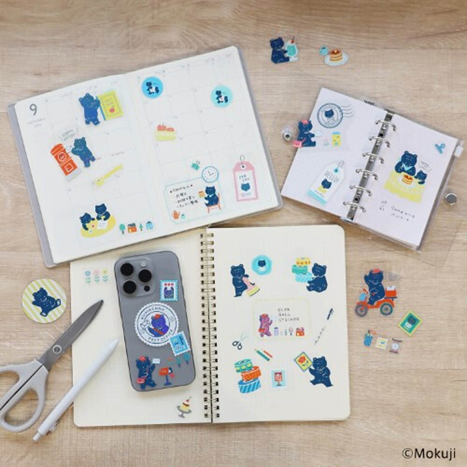 Komamono Lab x Mokuji Clear Roll Sticker