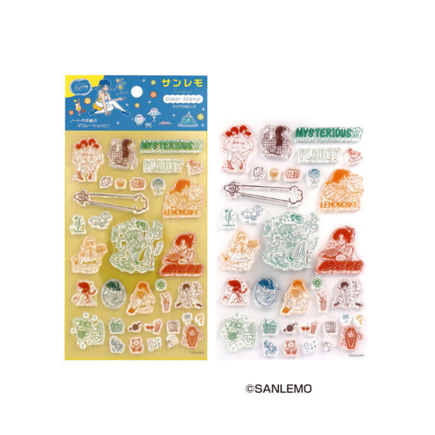 Komamono Lab x Sanremo Clear Stamp