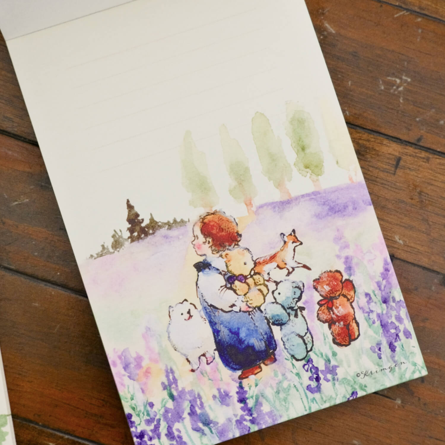 Krimgen Memo Pad – Lavender Fields
