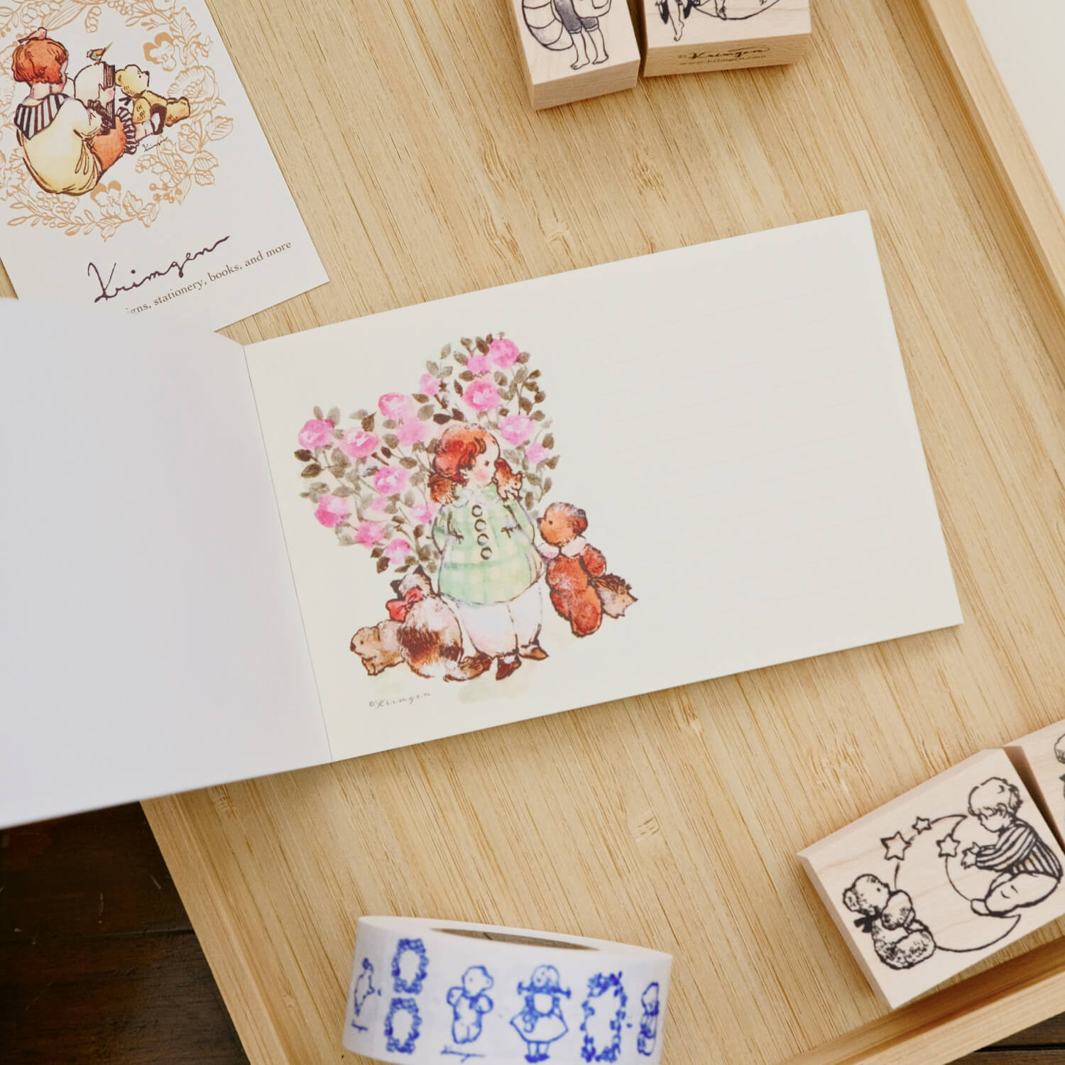 Krimgen Memo Pad – Red Roses
