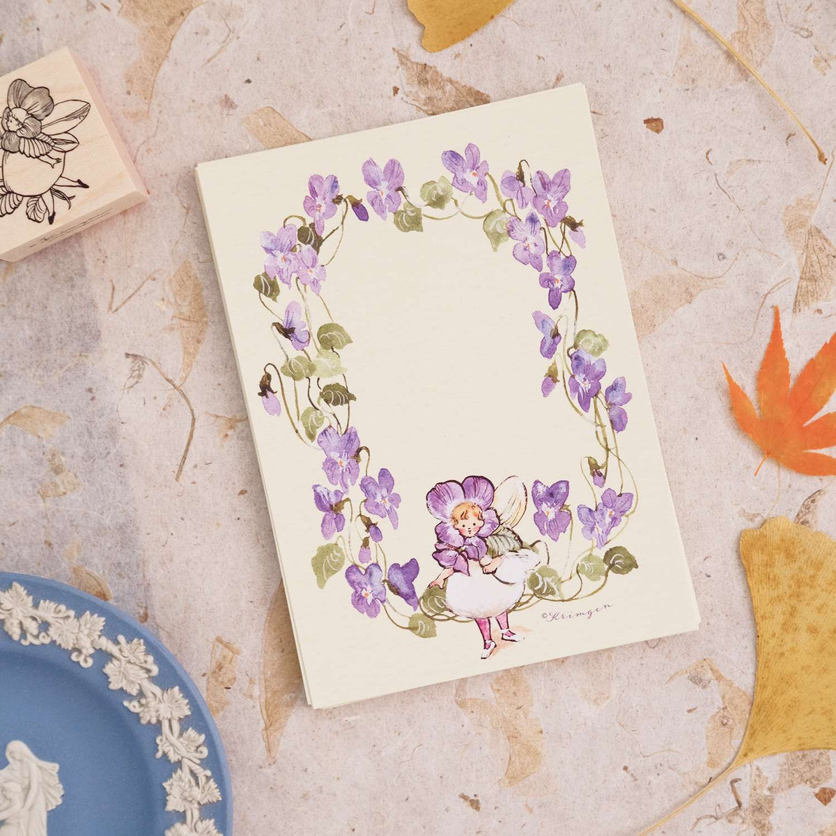 Krimgen Memo Sheets - Violets