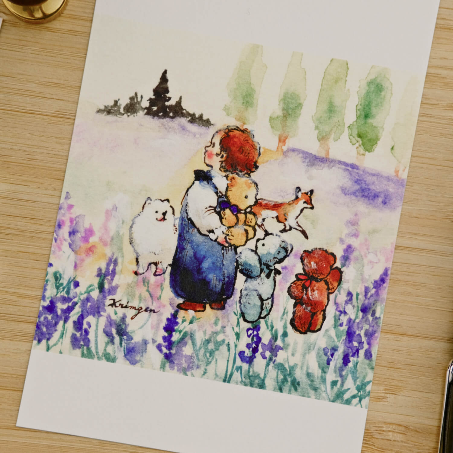 Krimgen Postcard – Lavender Fields