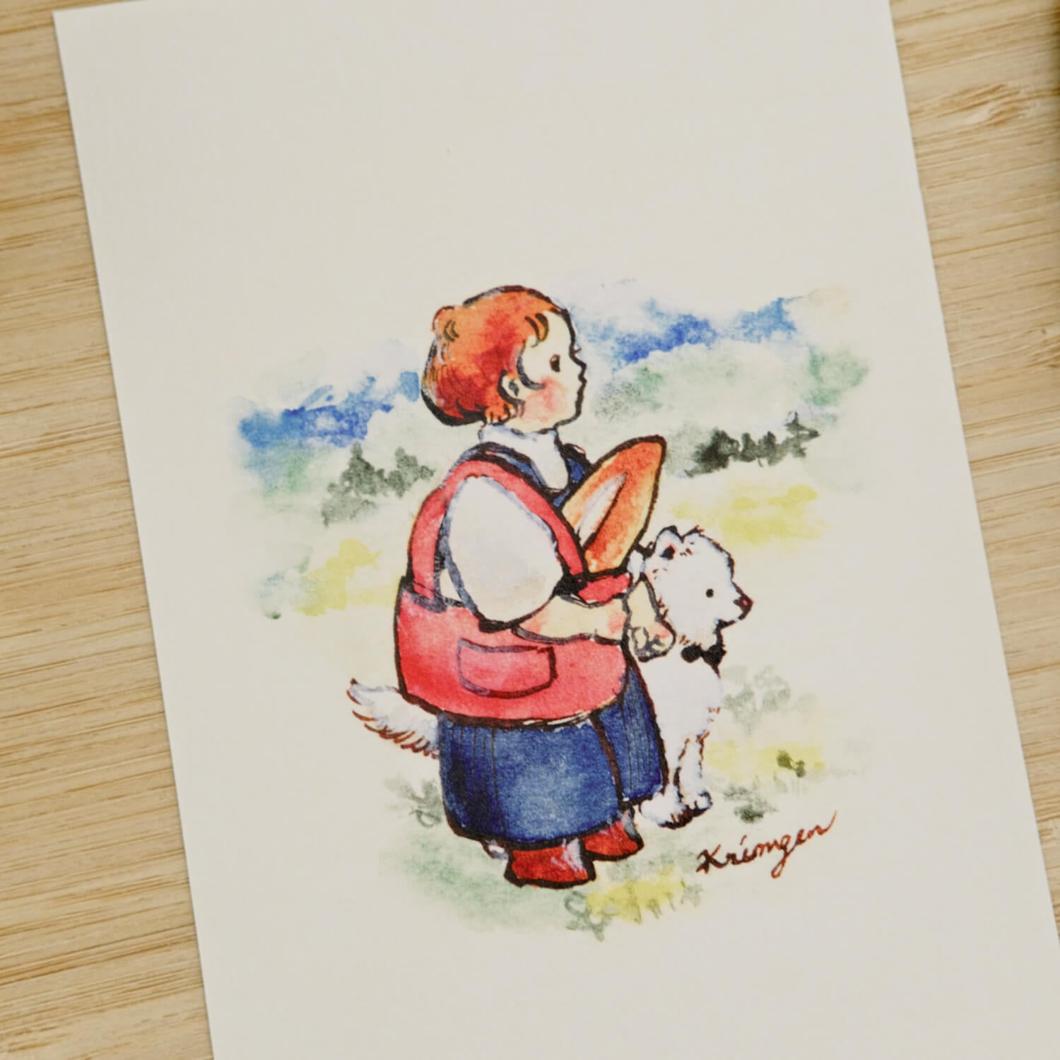 Krimgen Postcard – Shopping for Bread