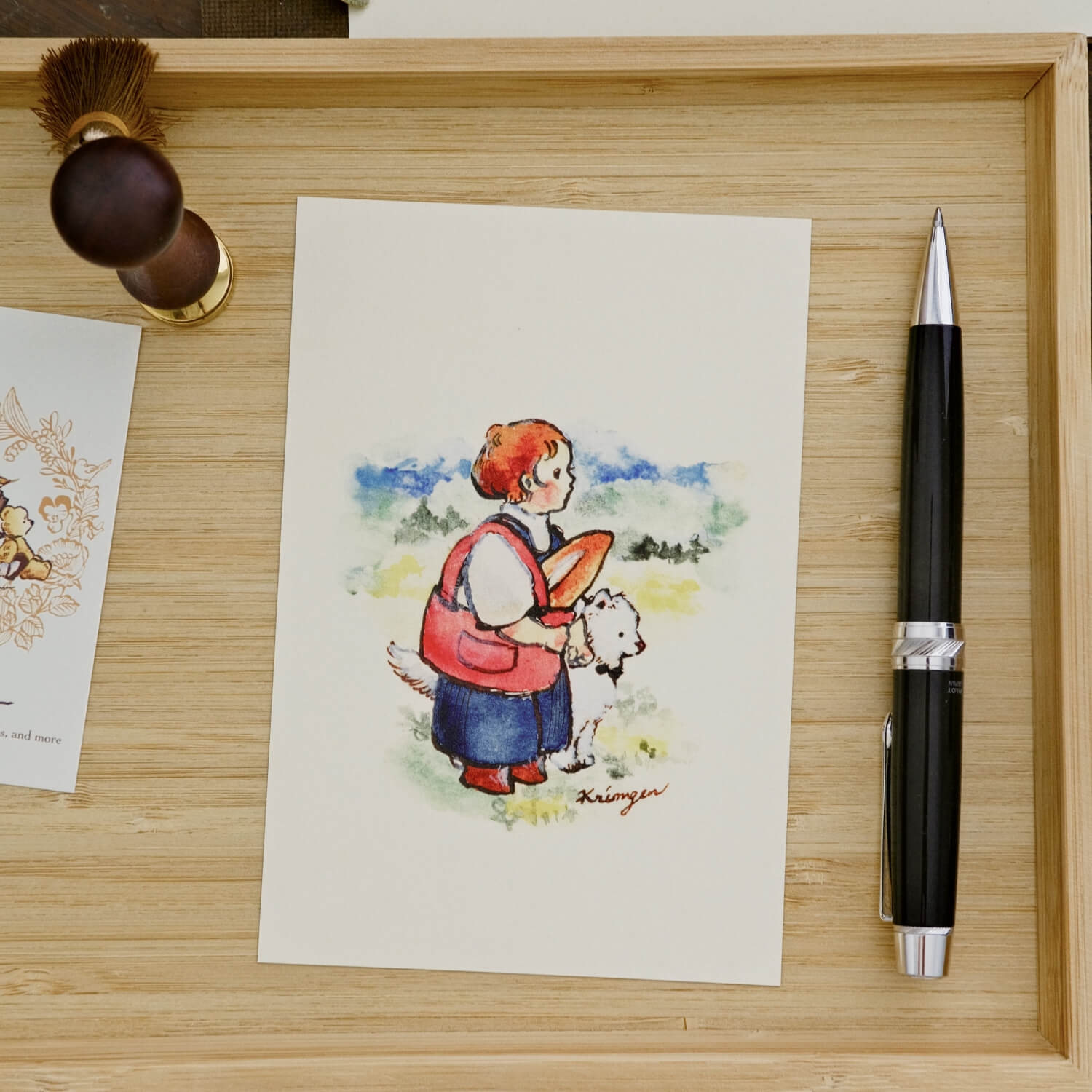 Krimgen Postcard – Shopping for Bread