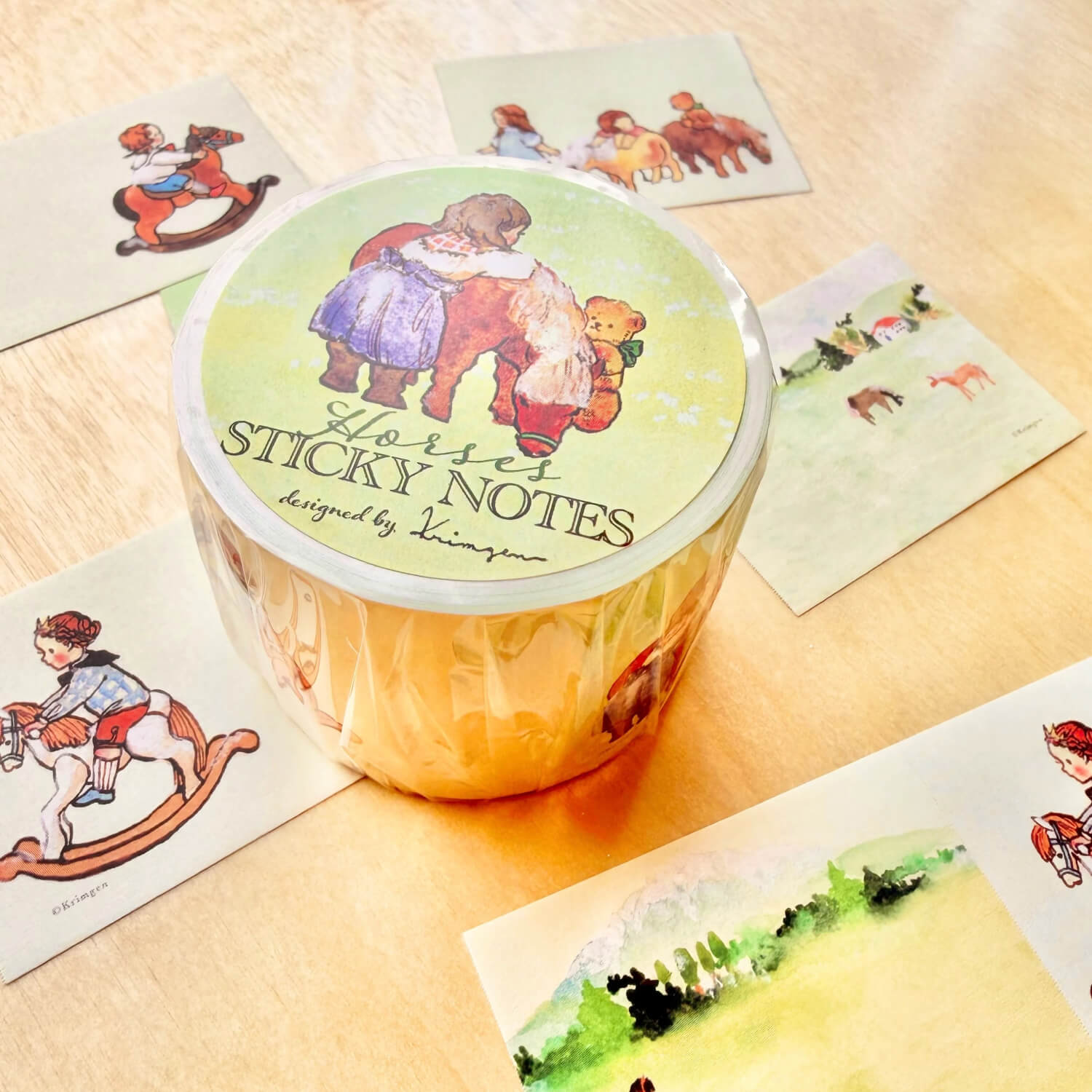 Krimgen Roll Sticky Notes – Horses