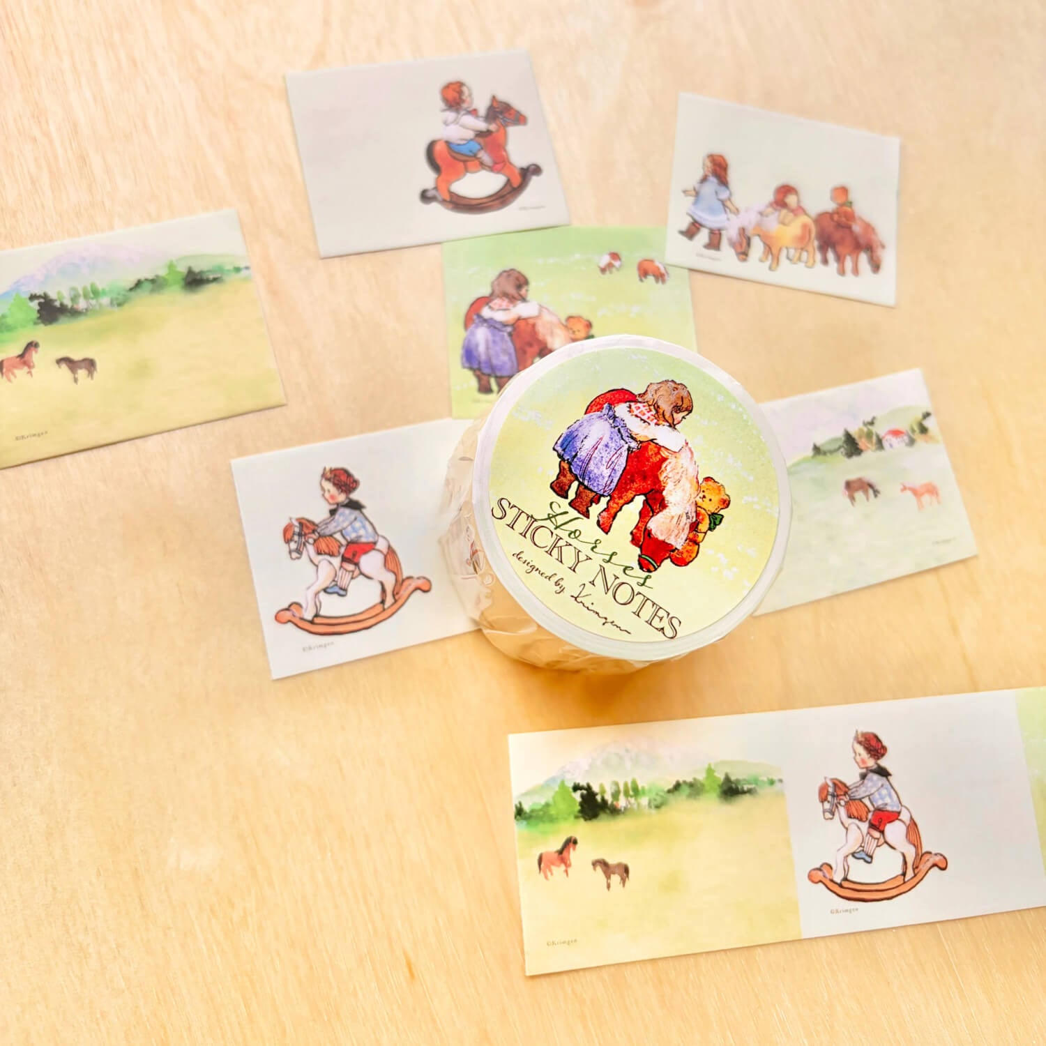 Krimgen Roll Sticky Notes – Horses
