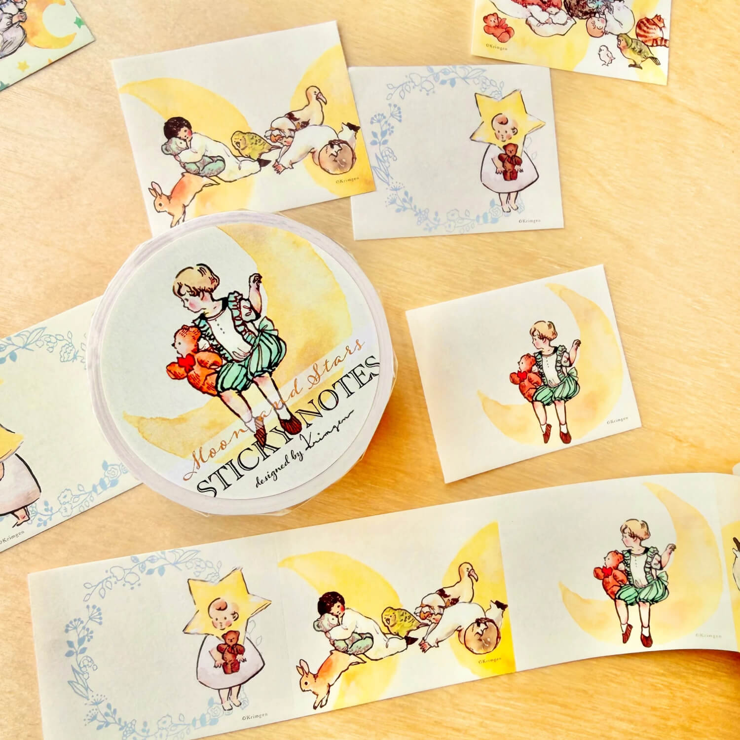 Krimgen Roll Sticky Notes – Moon