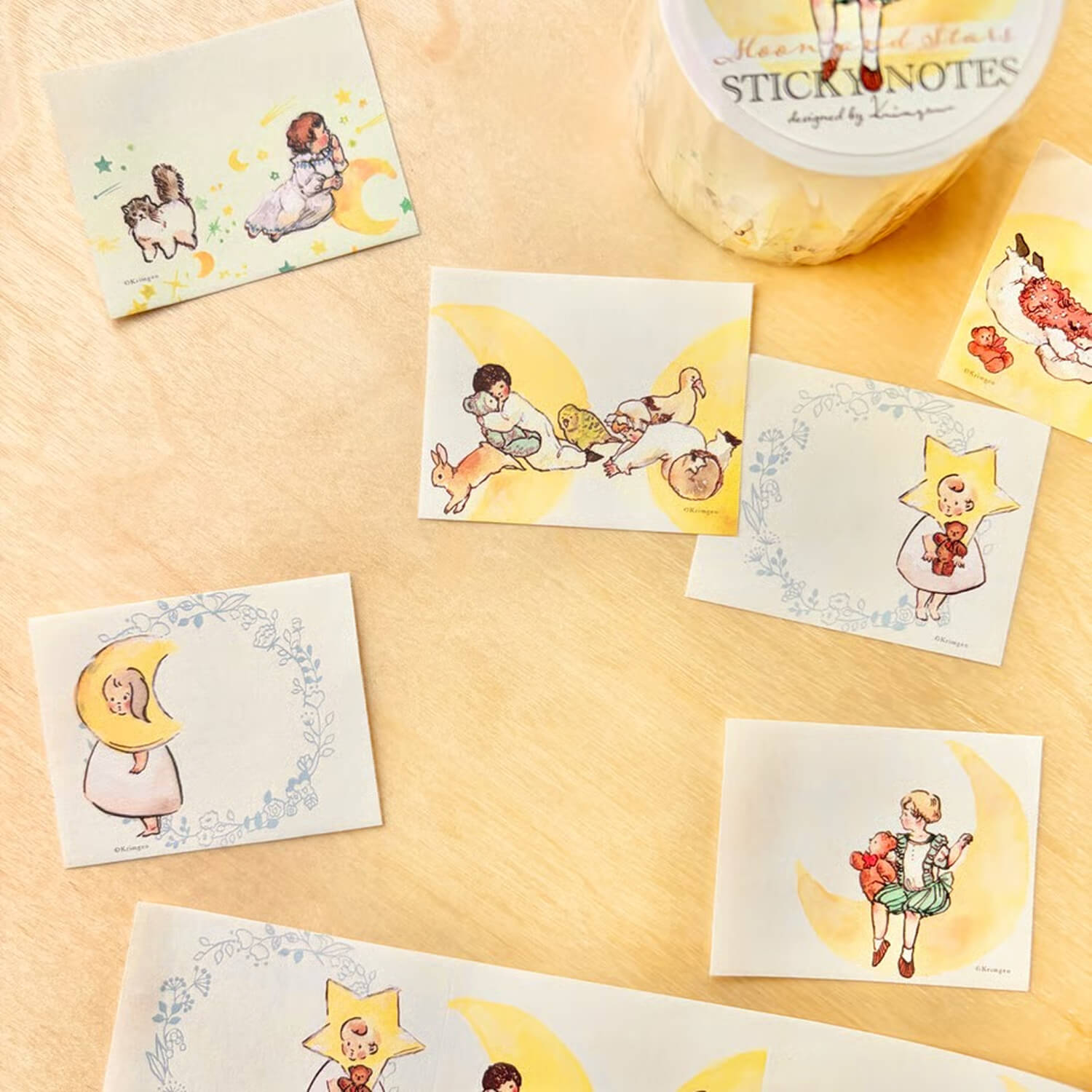 Krimgen Roll Sticky Notes – Moon