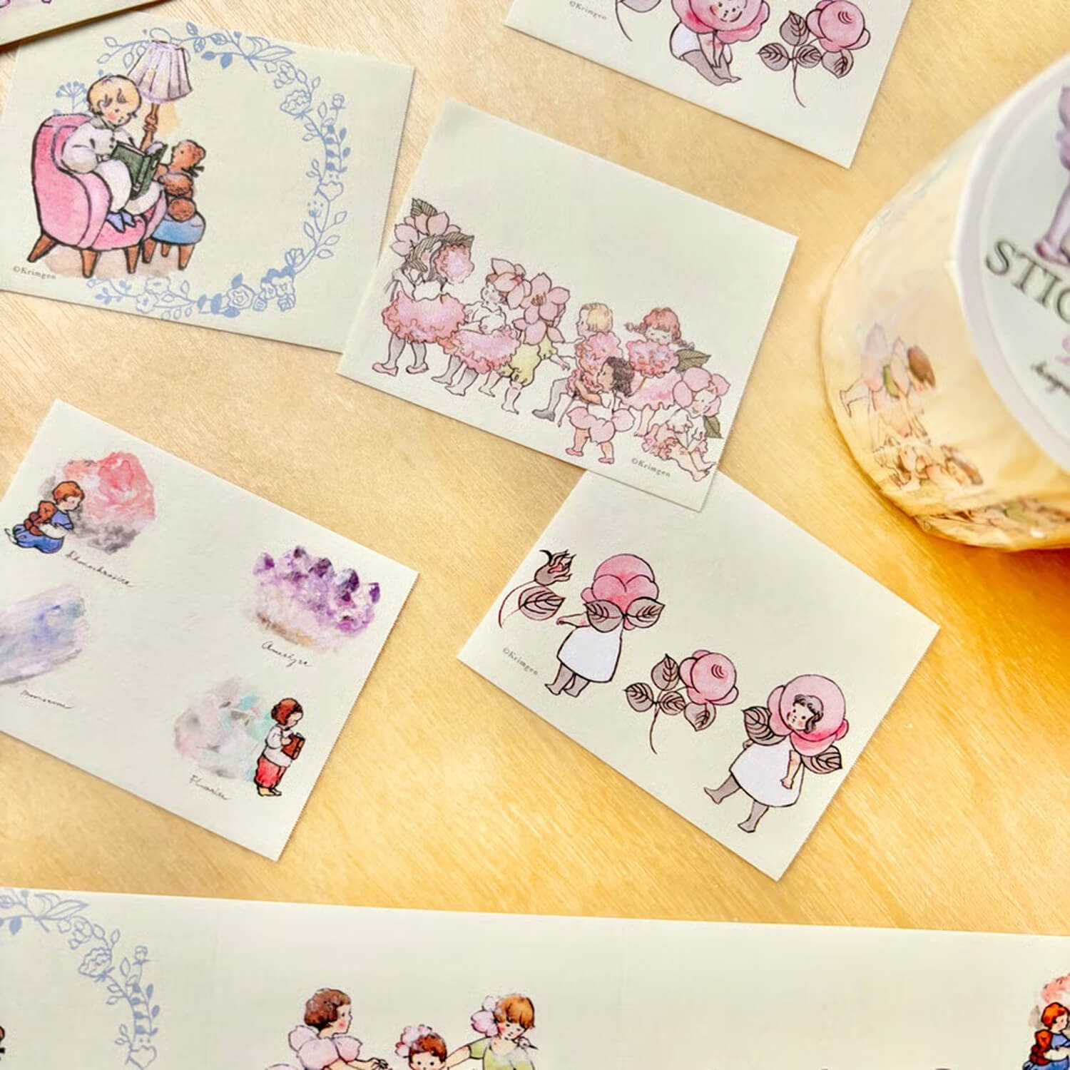 Krimgen Roll Sticky Notes – Pink