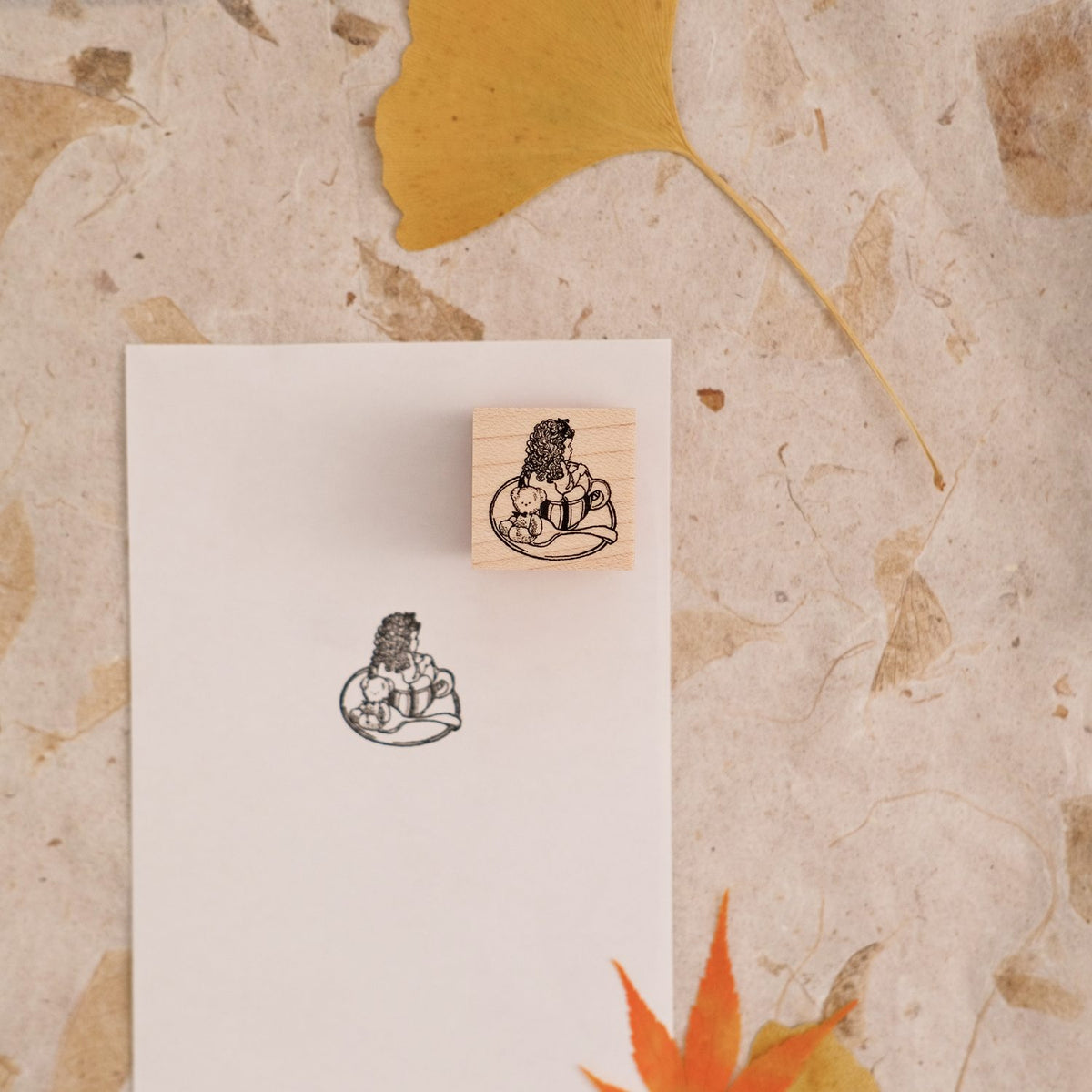 Krimgen Rubber Stamp - Coffee Cup