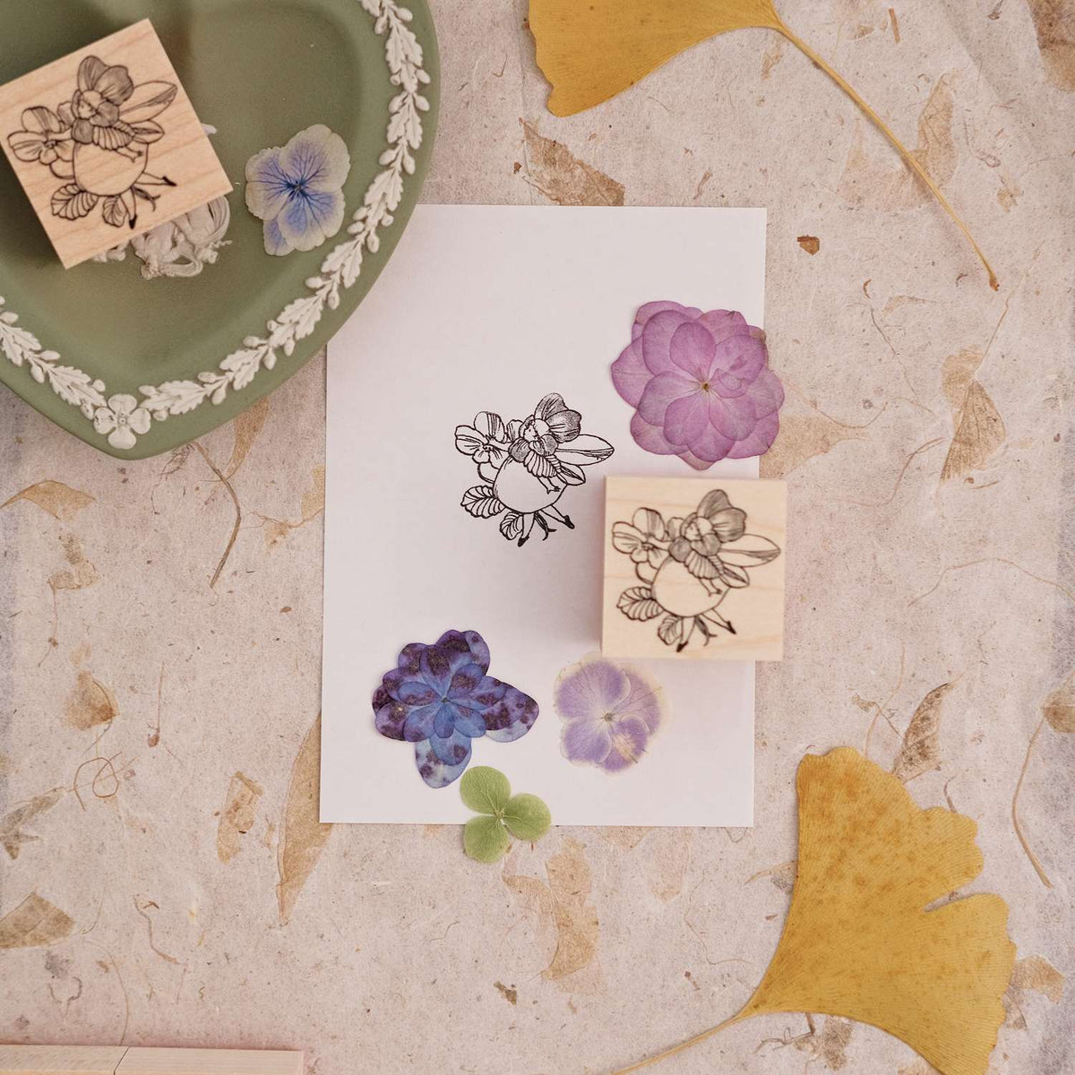 Krimgen Rubber Stamp - Violet Fairy