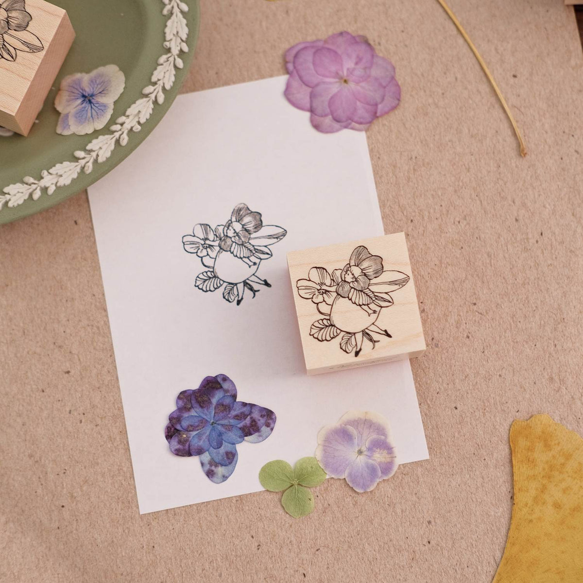 Krimgen Rubber Stamp - Violet Fairy