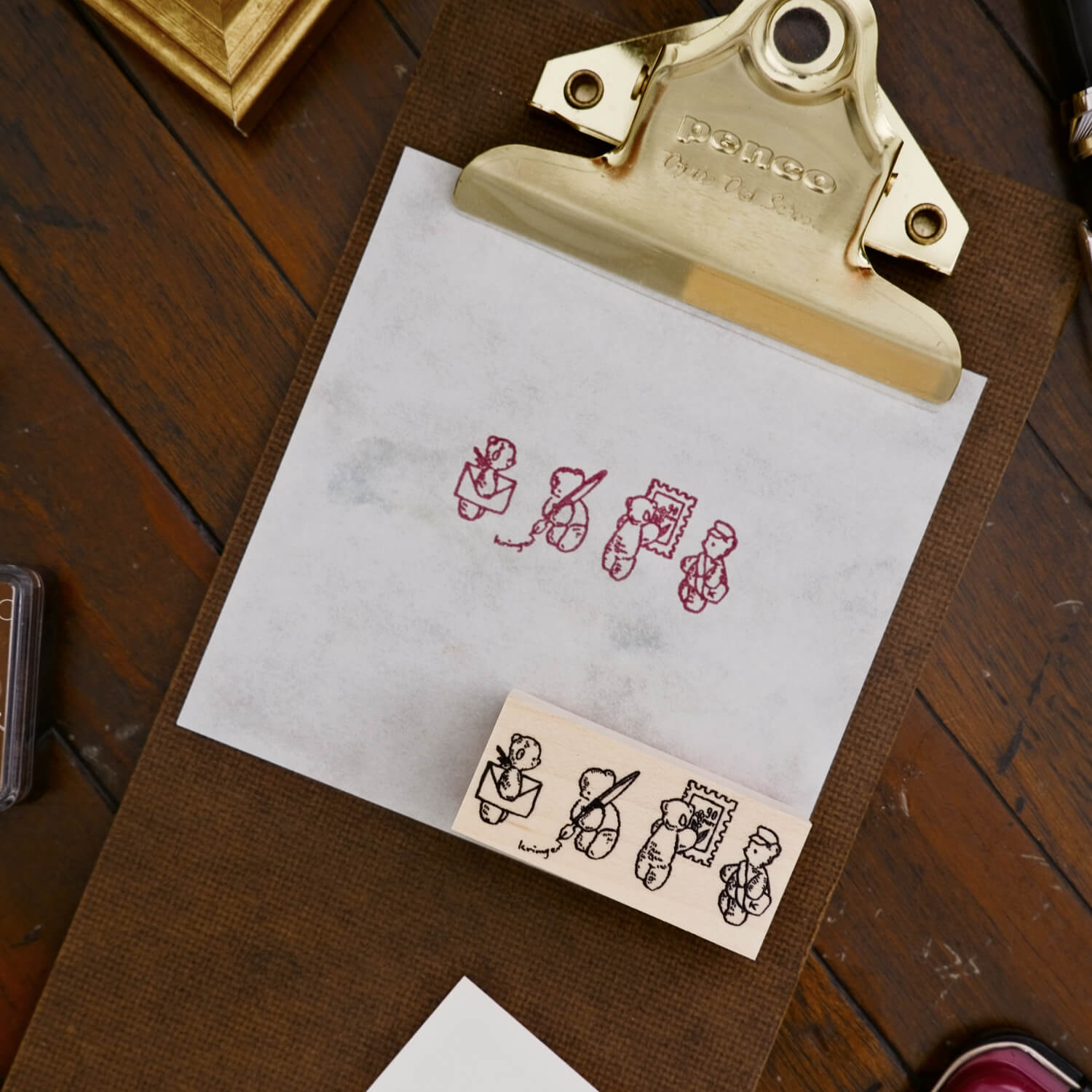 Krimgen Stamp – Letters and Bears