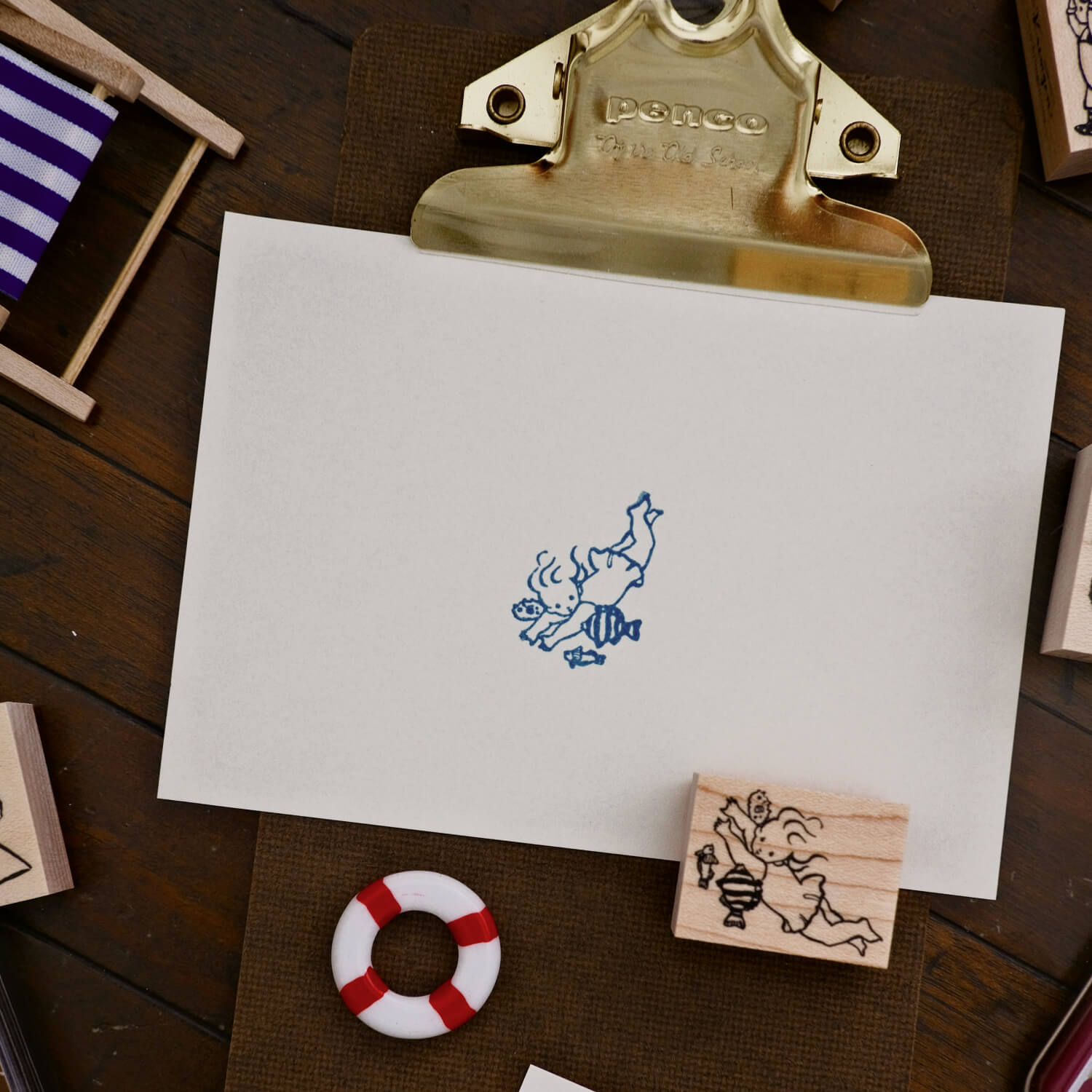 Krimgen Stamp – Swimming