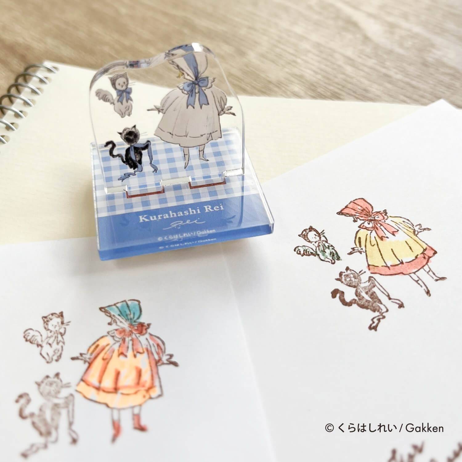 Kurahashi Rei Acrylic Stand Stamp - Blue