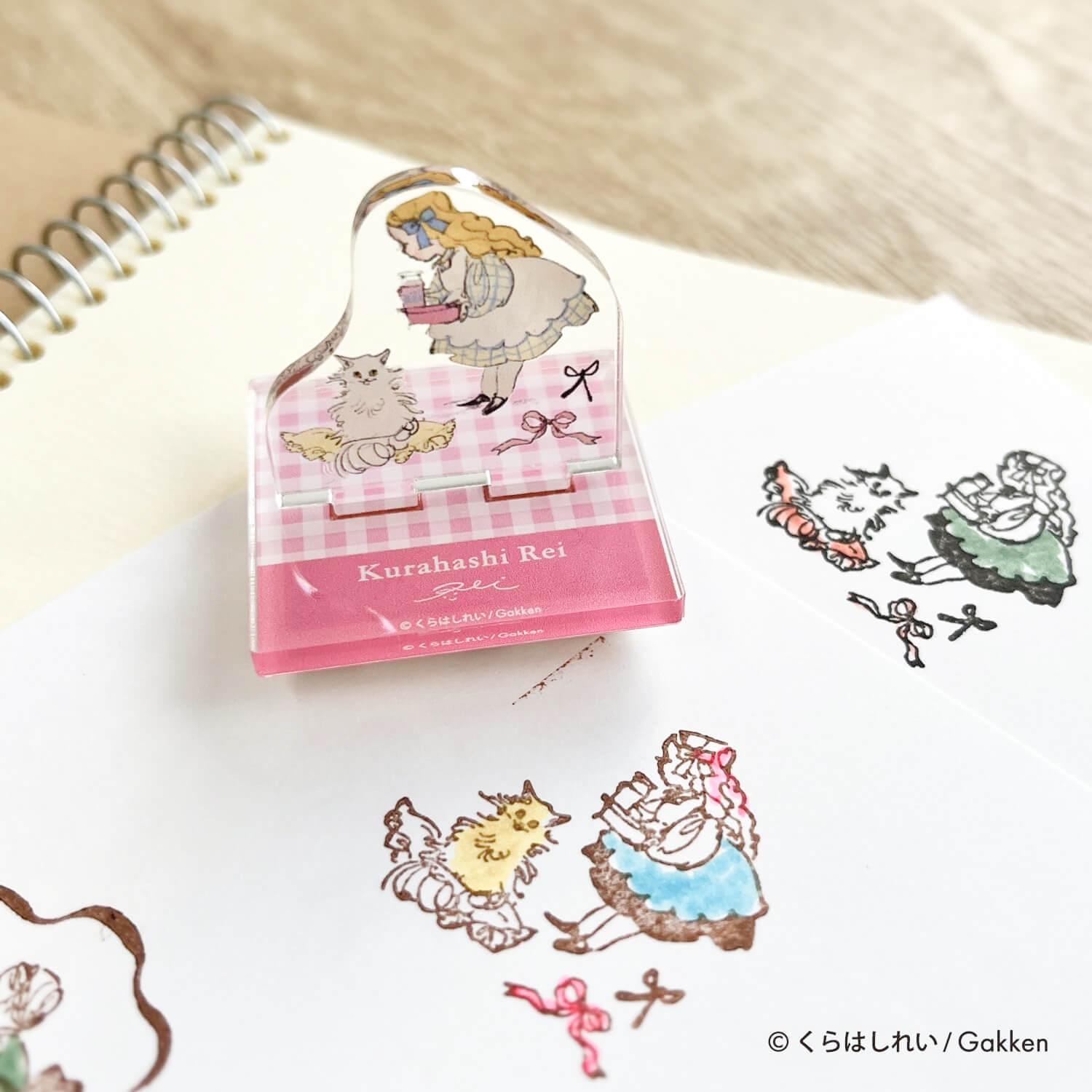 Kurahashi Rei Acrylic Stand Stamp - Pink