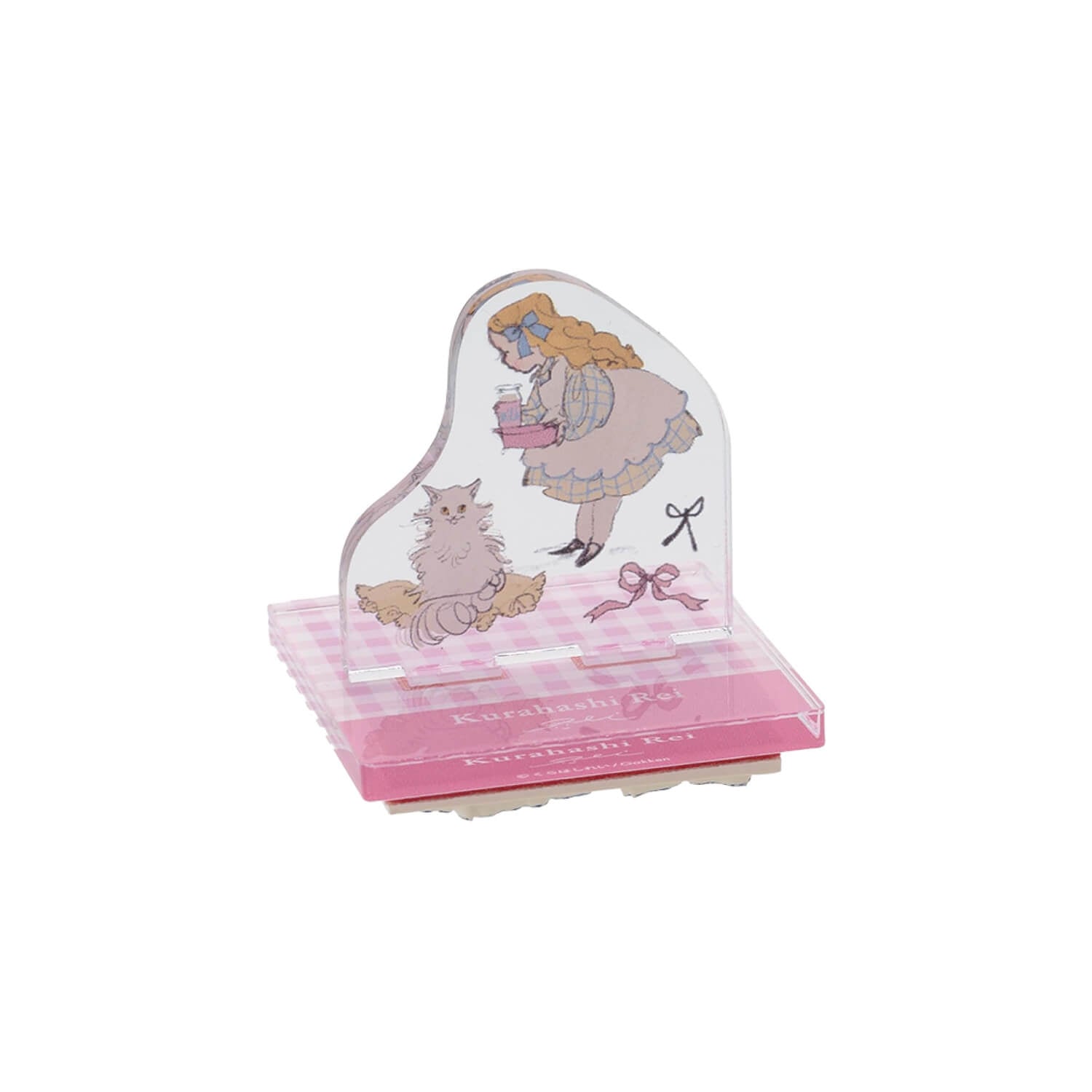 Kurahashi Rei Acrylic Stand Stamp - Pink