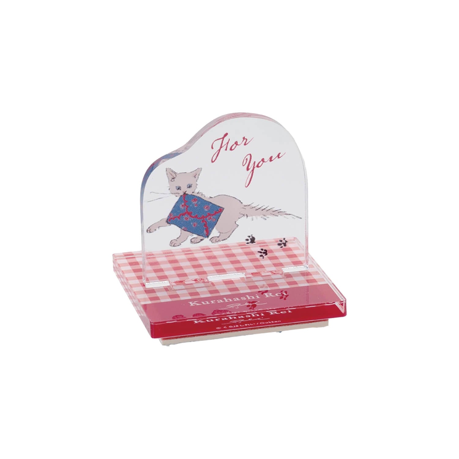 Kurahashi Rei Acrylic Stand Stamp - Red