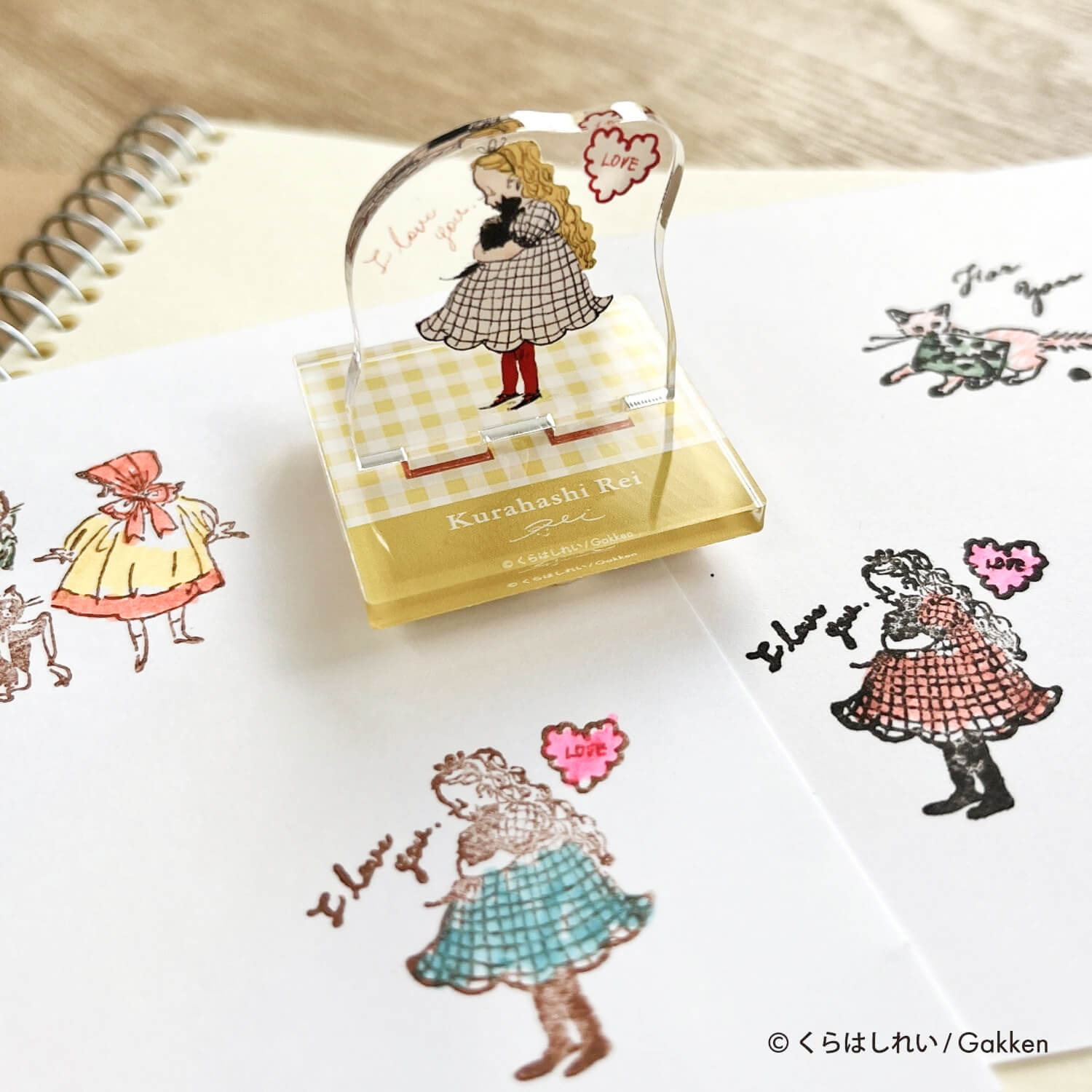 Kurahashi Rei Acrylic Stand Stamp - Yellow