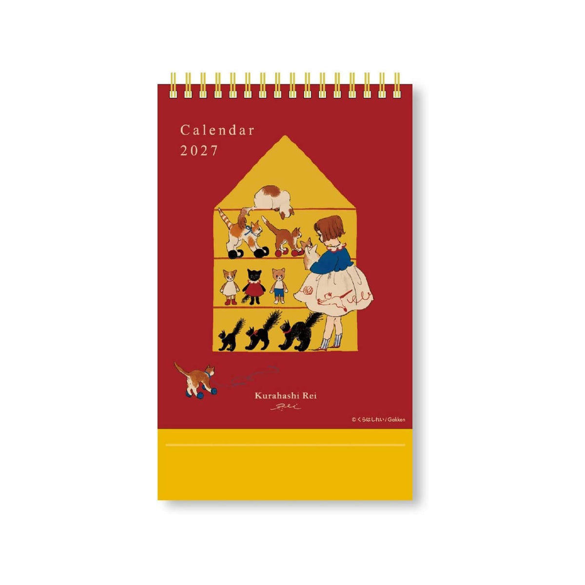 Kurahashi Rei 2027 Desk Calendar – Home