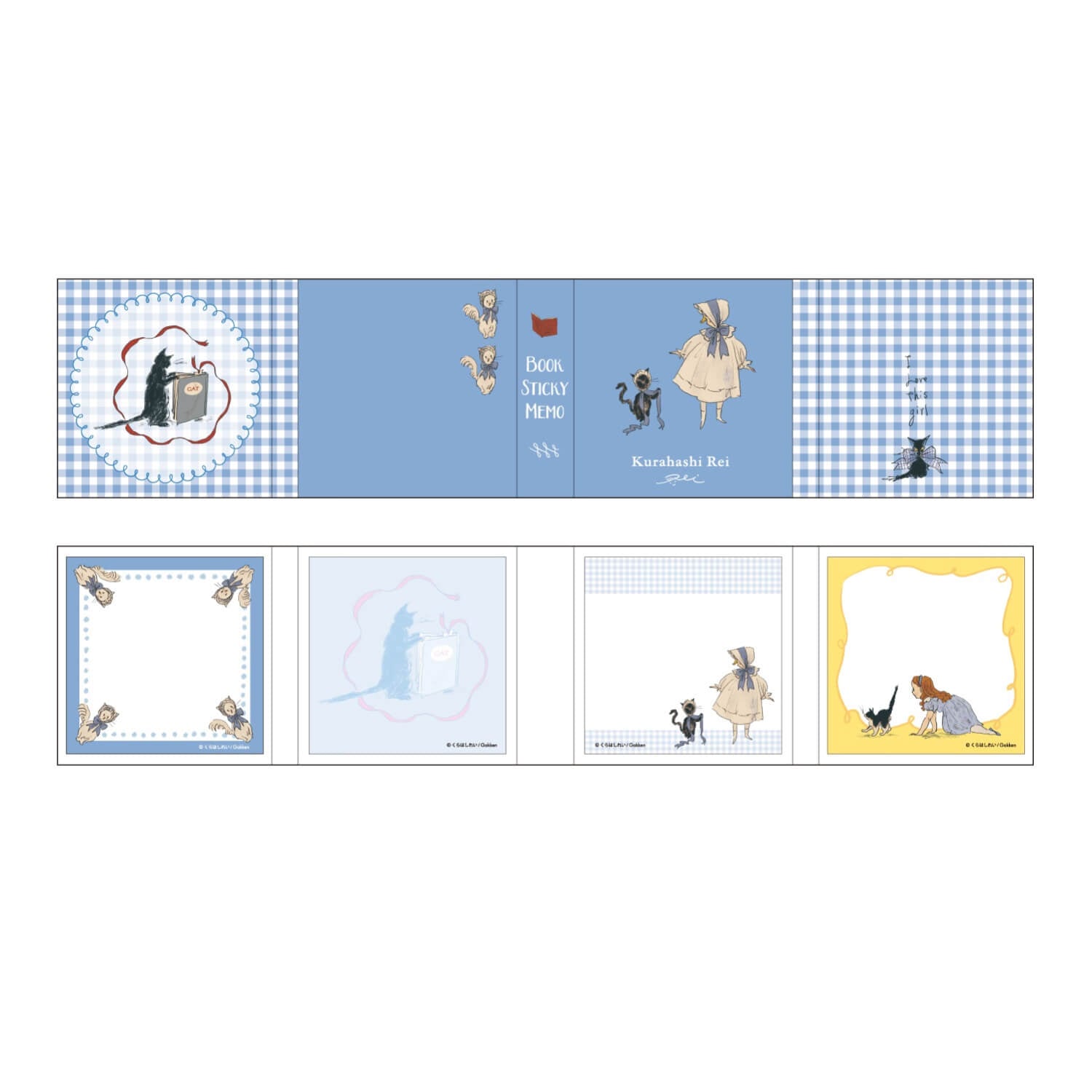 Kurahashi Rei Flip Sticky Notes - Matching