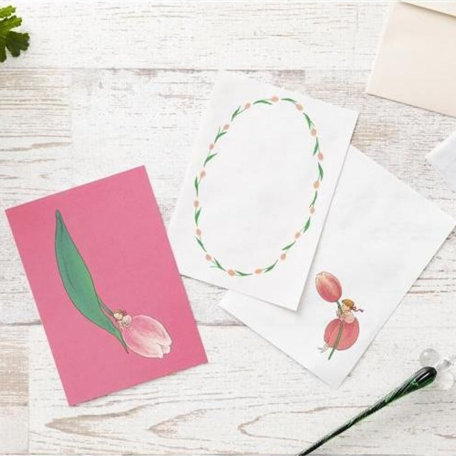 Kurahashi Rei Postcards and Letter Book – Flowers and Children