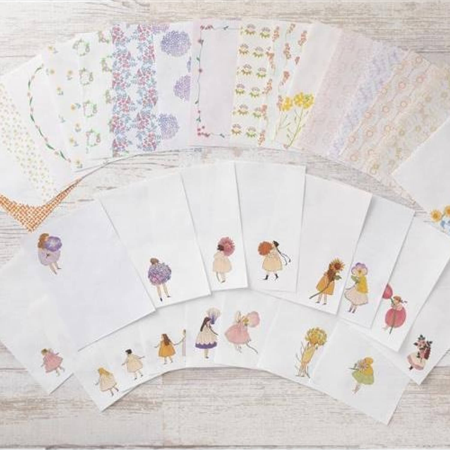 Kurahashi Rei Postcards and Letter Book – Flowers and Children