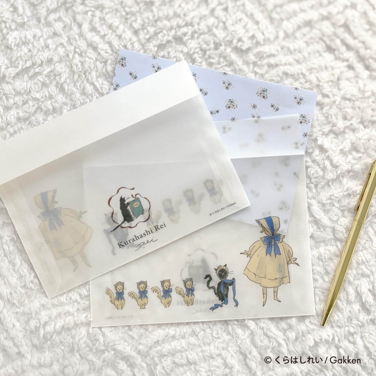 Kurahashi Rei Semi-Transparent Letter Set - Matching
