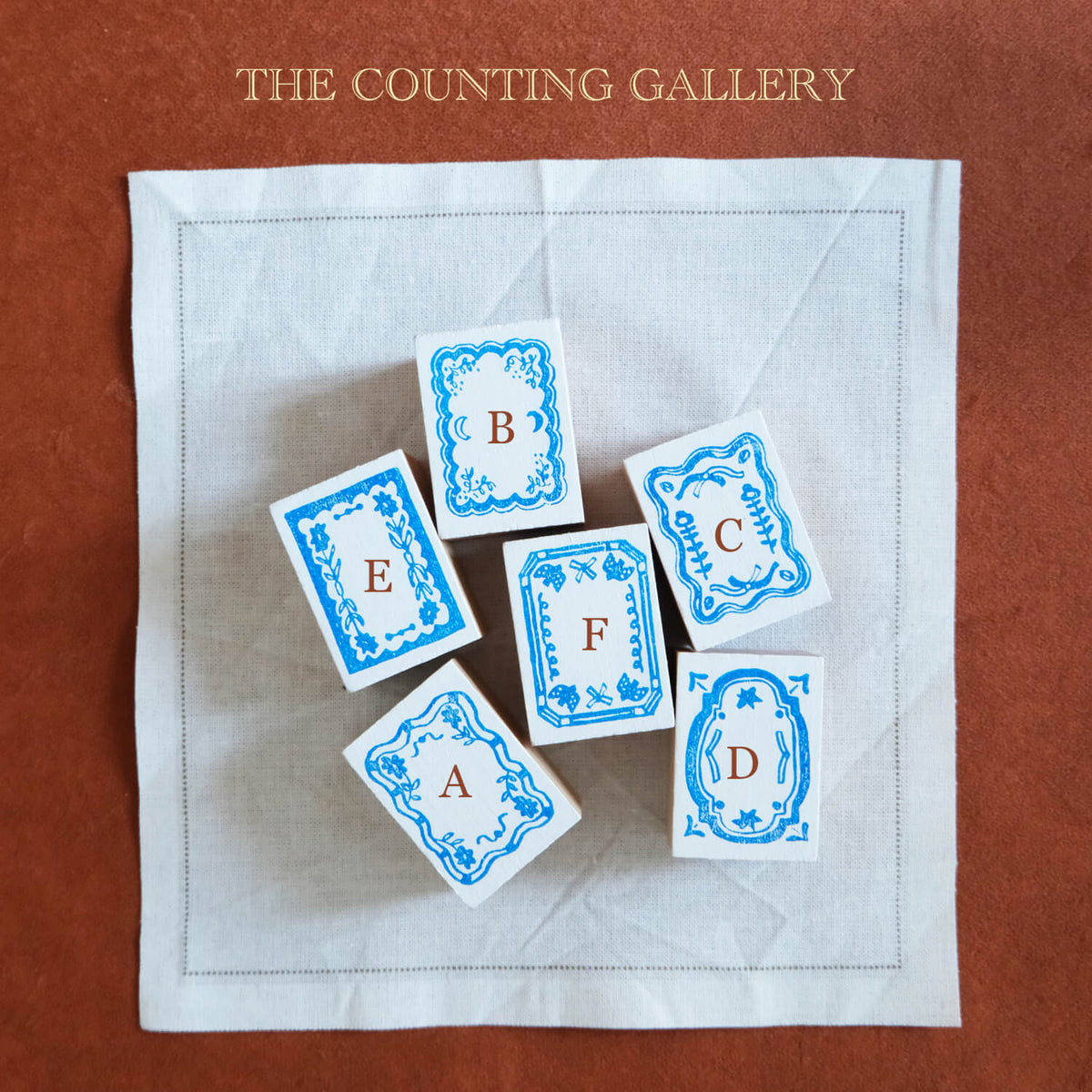 Kurukynki Wooden Rubber Stamp The Counting Gallery