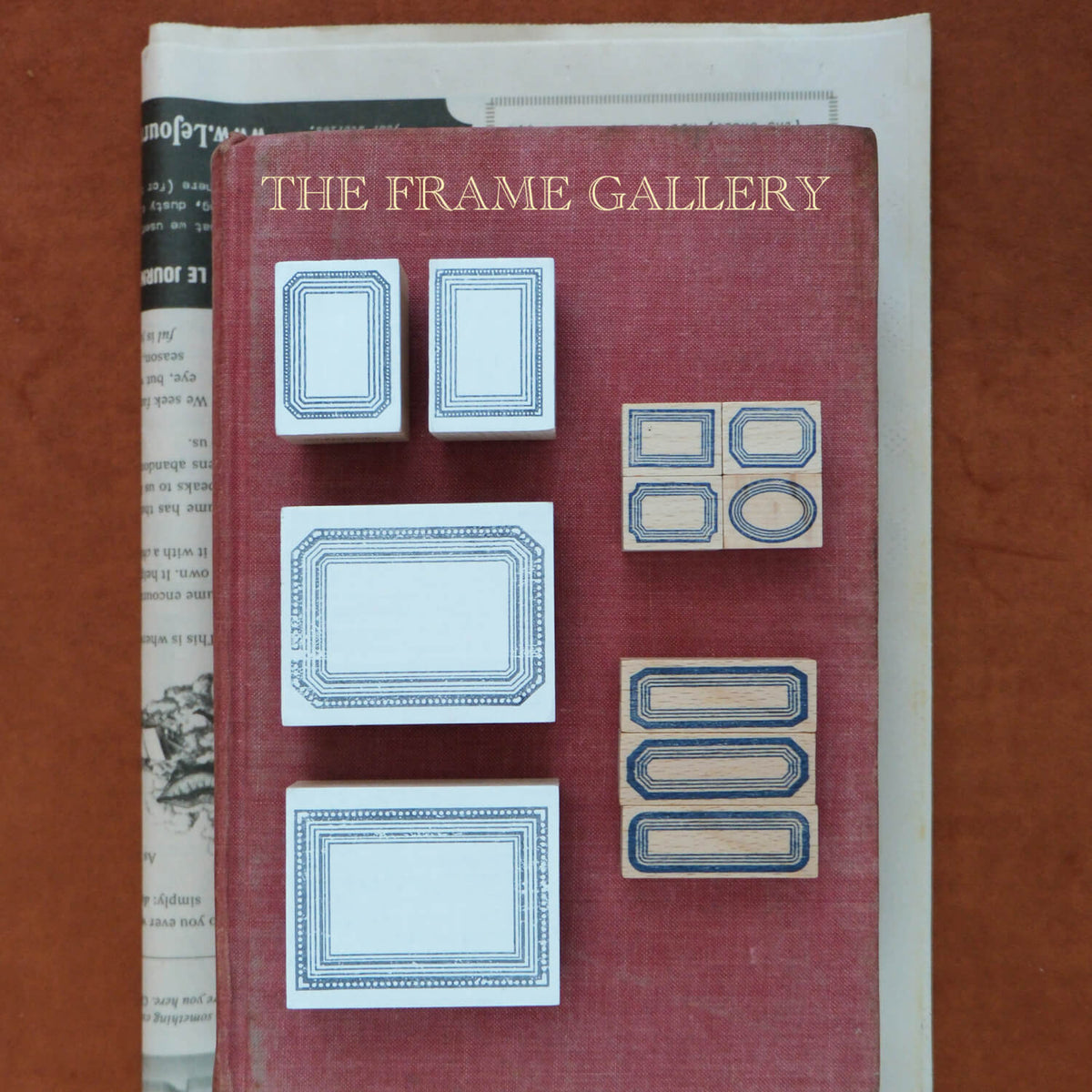 Kurukynki Wooden Rubber Stamp The Frame Gallery No.4 - Classic Frame Set