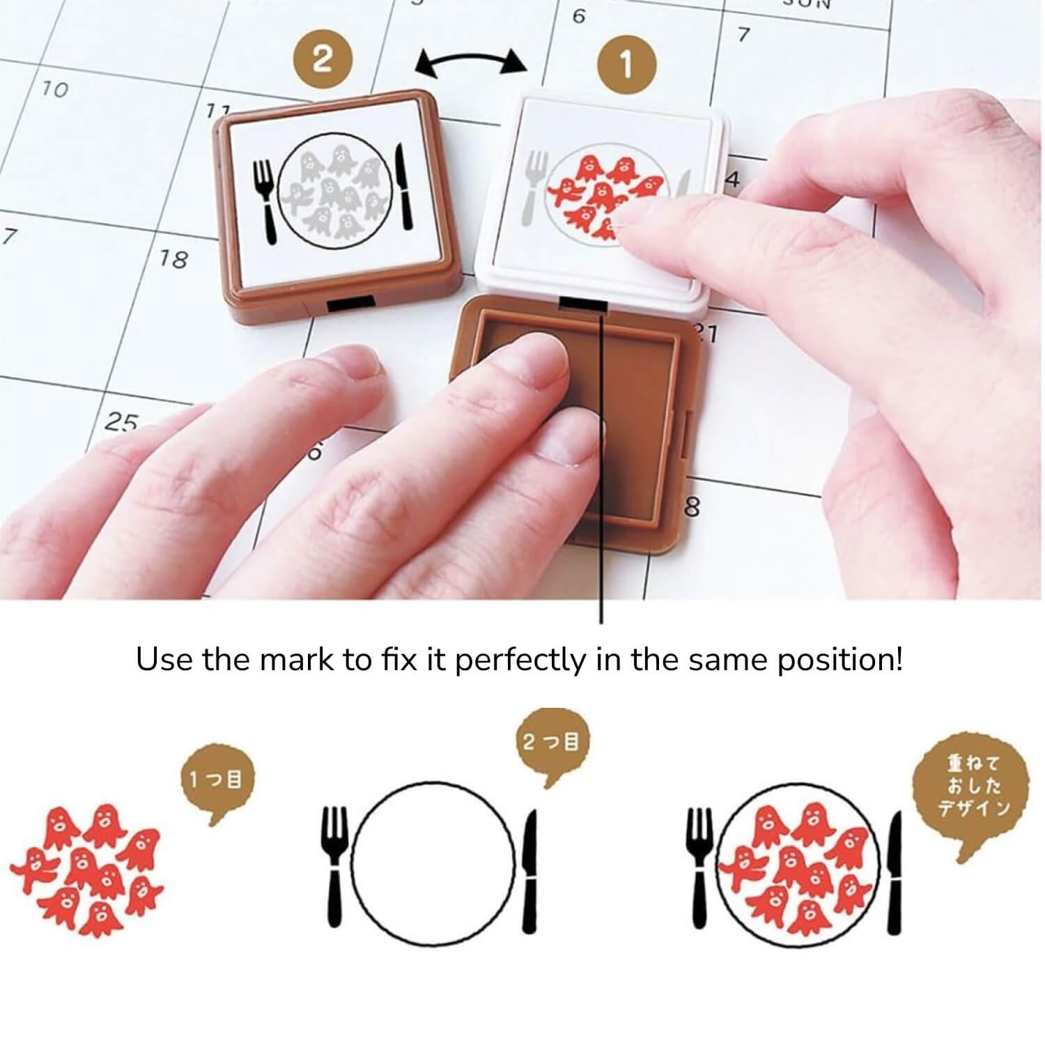Kutsuwa Hanko Slide Stamp - Sausage