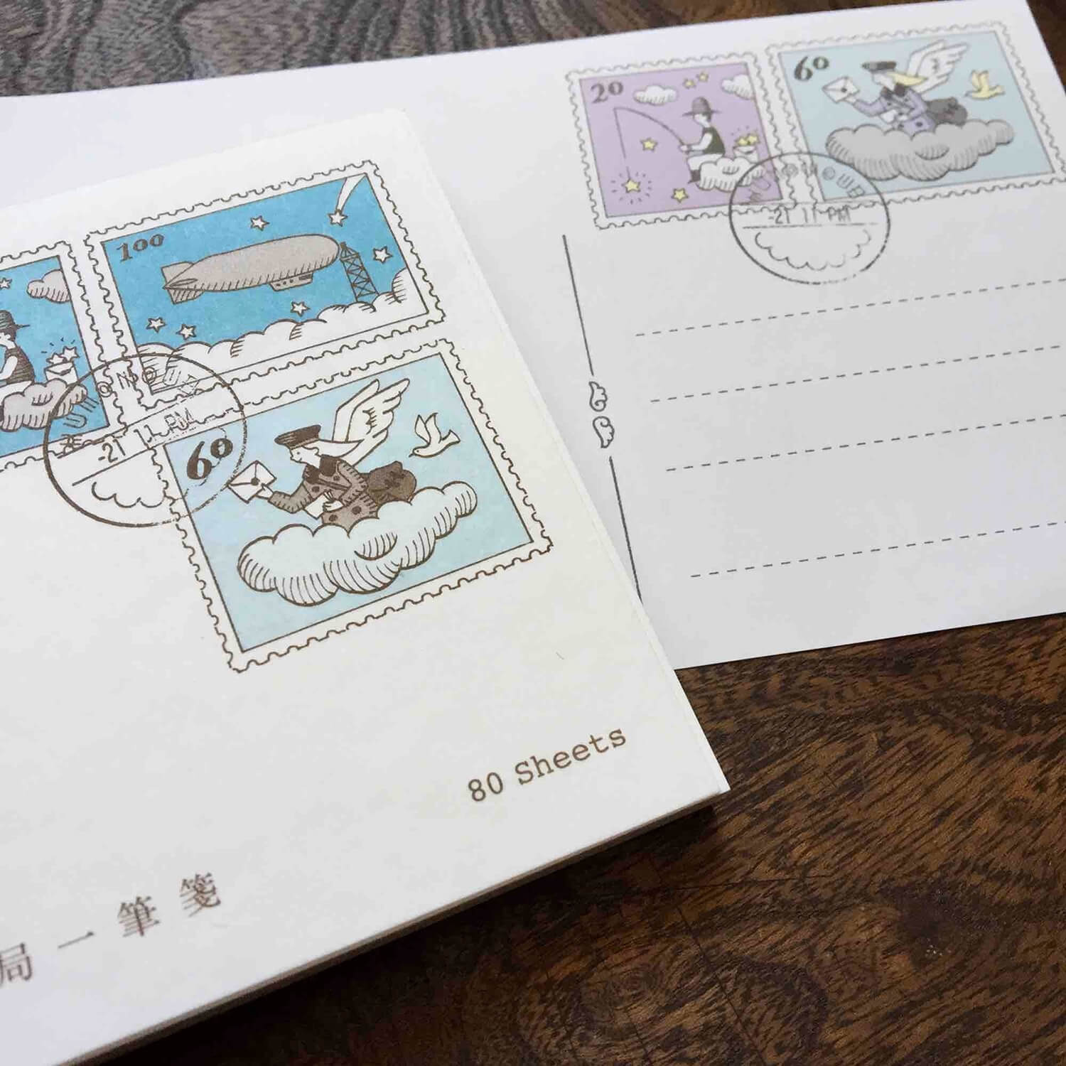 Kyupodo Cloud Post Office Mini Letter Pad – Afternoon Letter