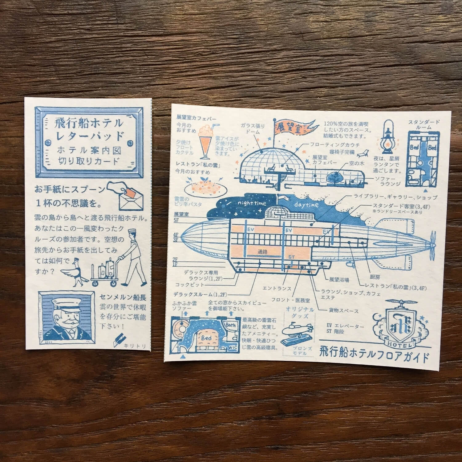 Kyupodo Letter Pad – Airship Hotel