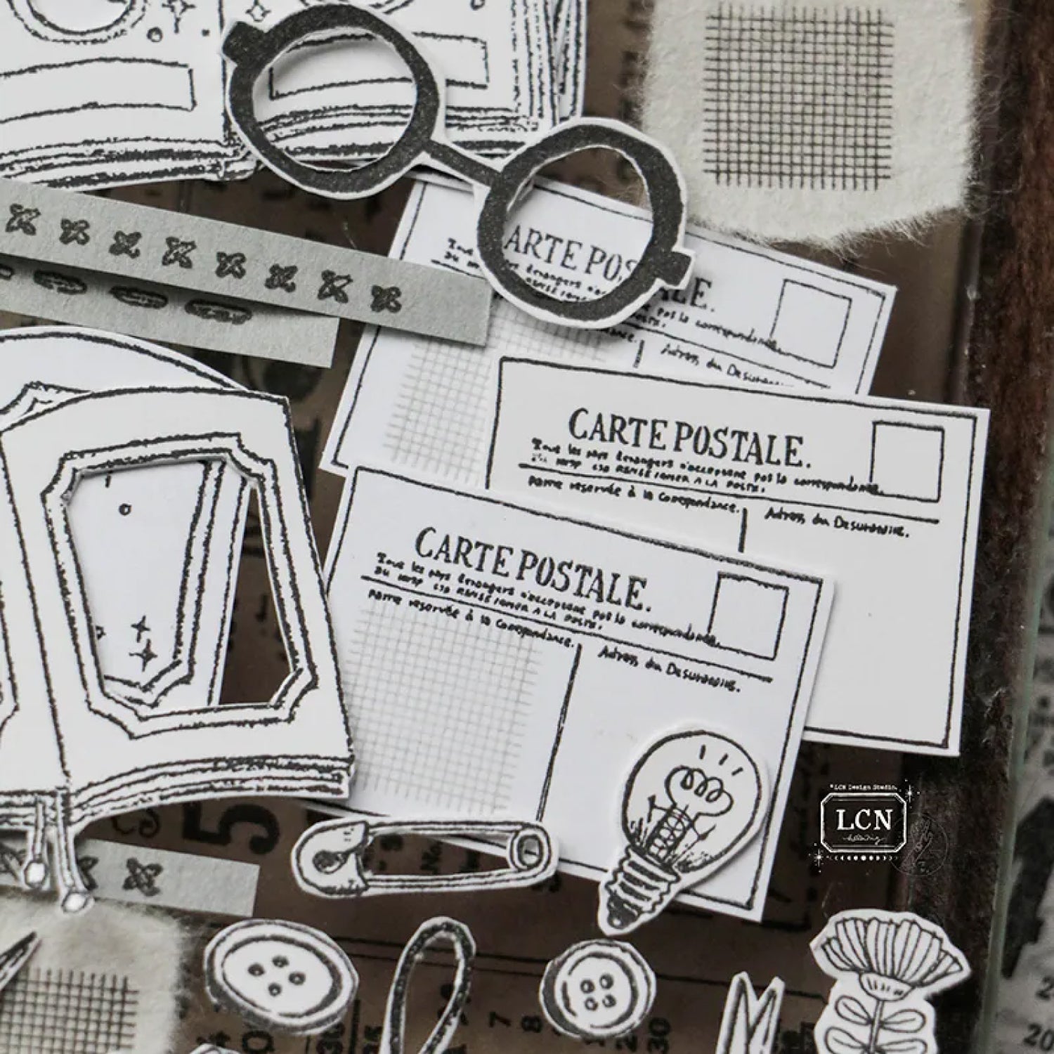 LCN Clear Stamp Set
