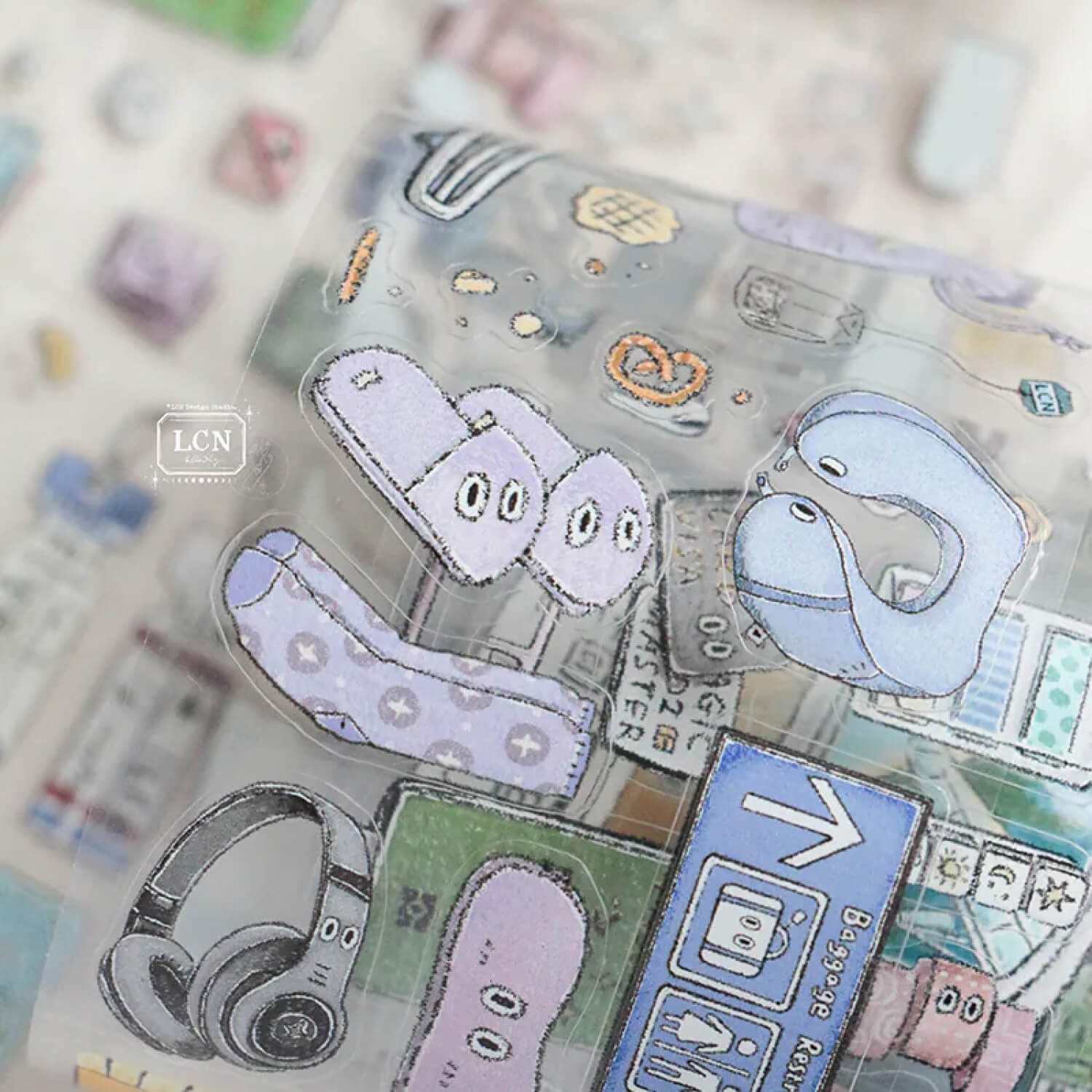 LCN Kiss-cut PET Tape – Travel Essentials
