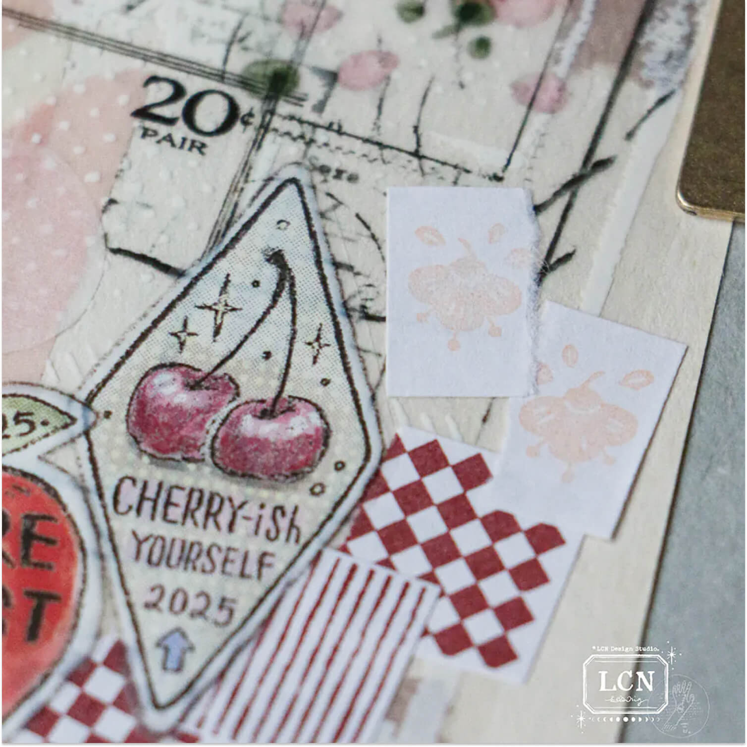 LCN Label Sticker Roll – Spring Flower